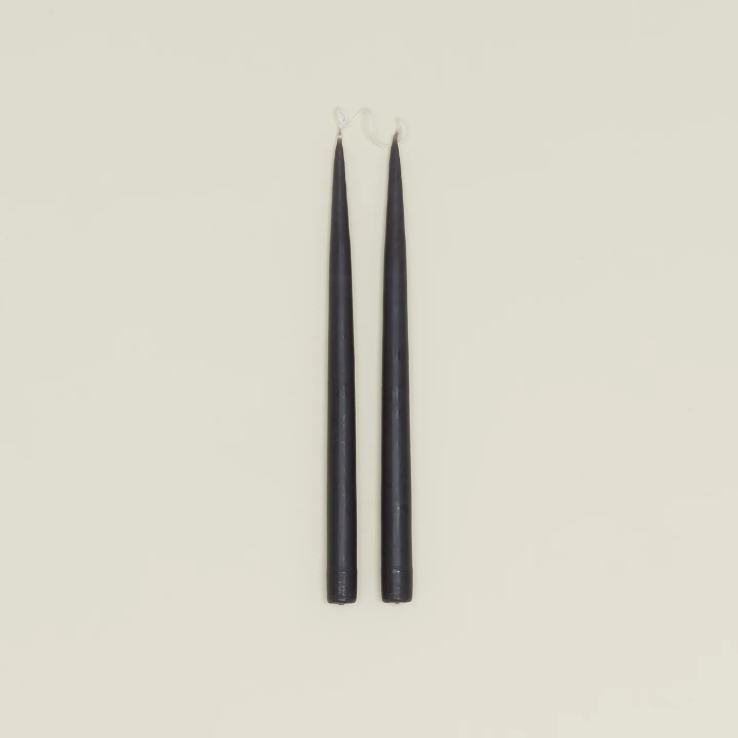 Hand Dipped Taper Set  - Black