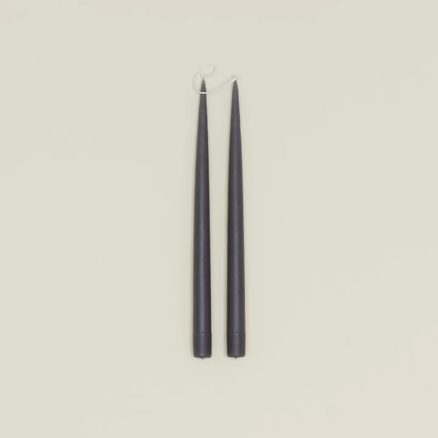 Hand Dipped Taper Set - Charcoal