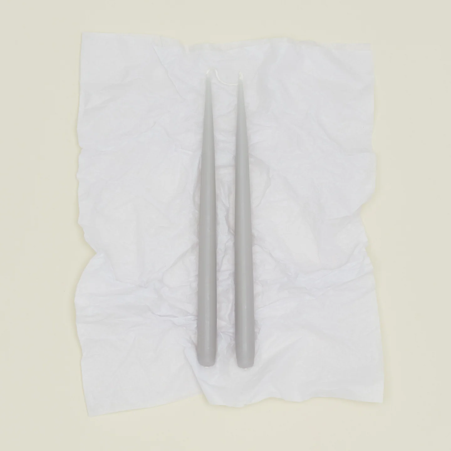Hand Dipped Taper Set - Pewter - Image 2