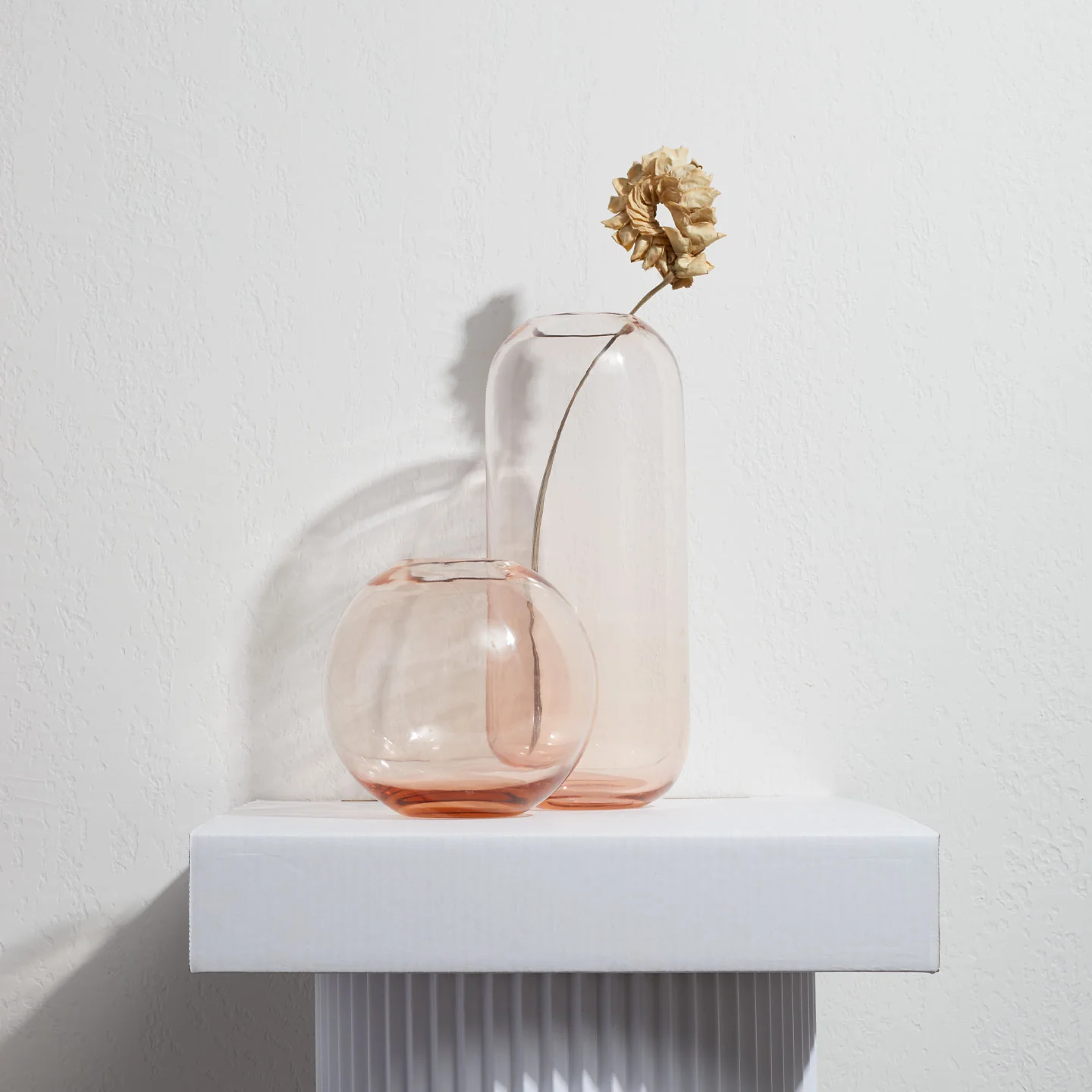 Aurora Sphere Vase - Blush - Image 6