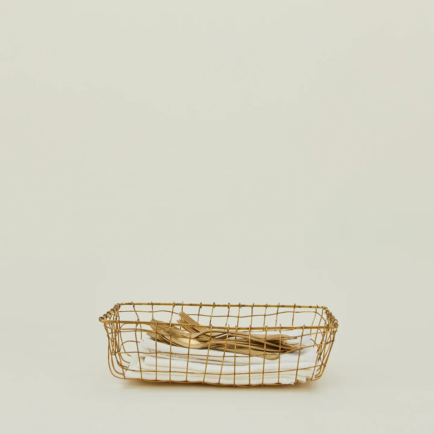 Brass Basket - Low - Image 2