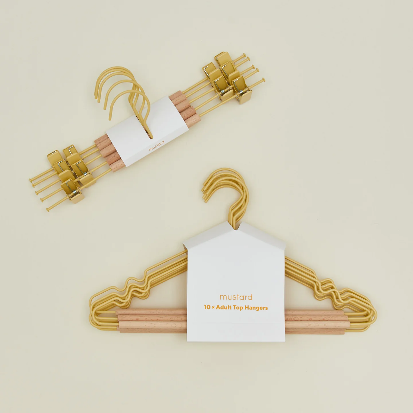 Clip Hanger, Set of 5 - Butter - Image 6