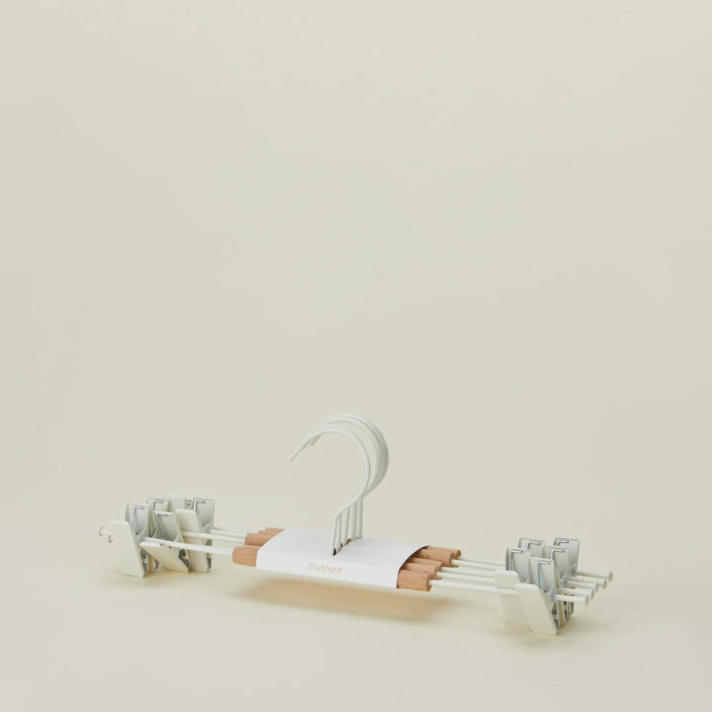Clip Hanger, Set of 5 - Chalk - Image 4