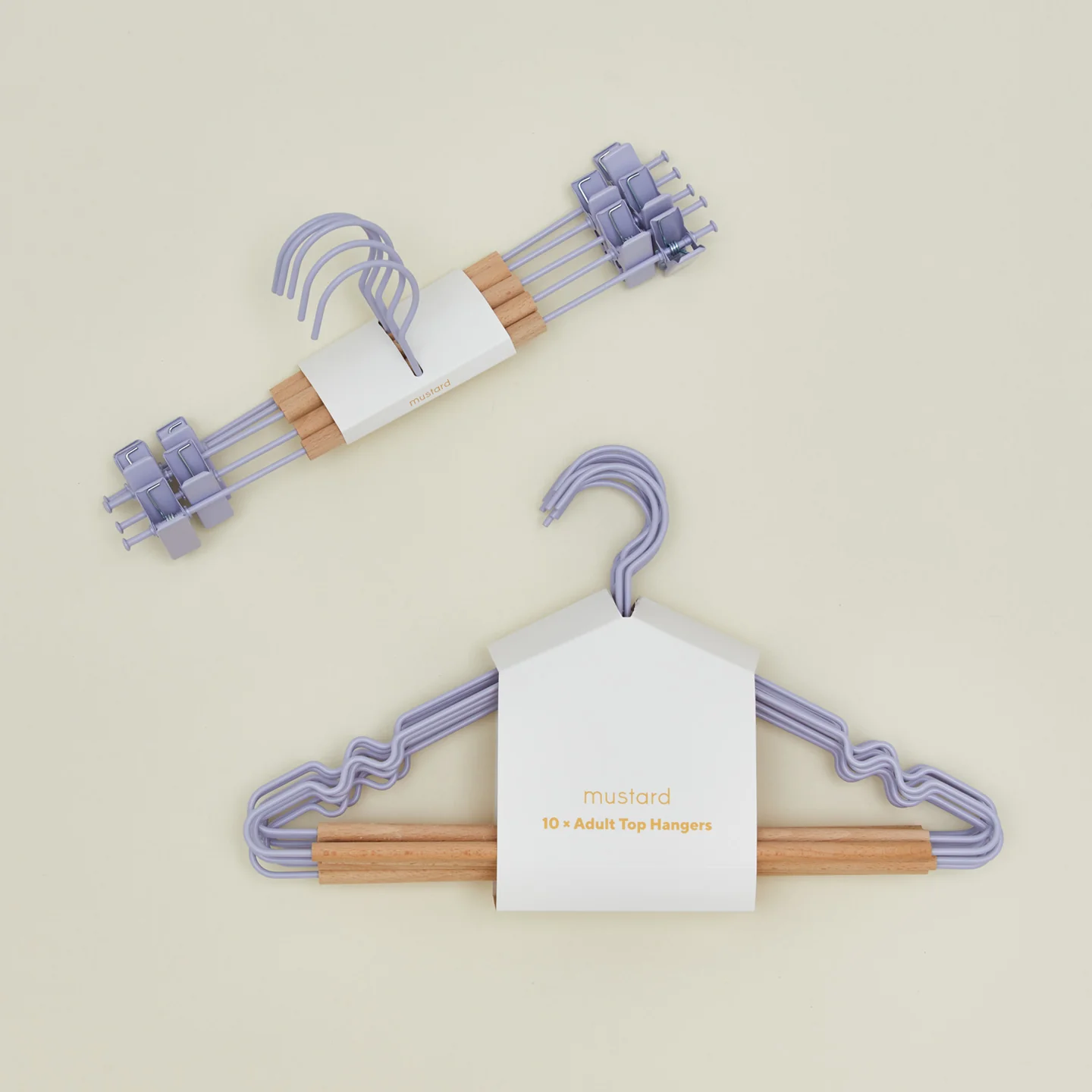 Clip Hanger, Set of 5 - Lilac - Image 6