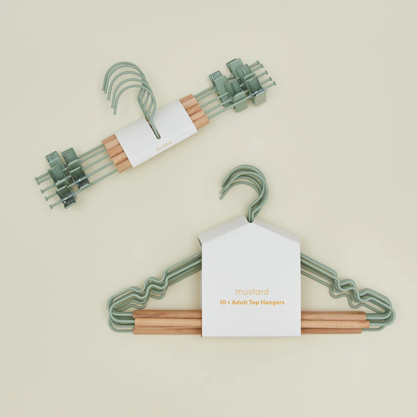 Clip Hanger, Set of 5 - Sage - Image 6