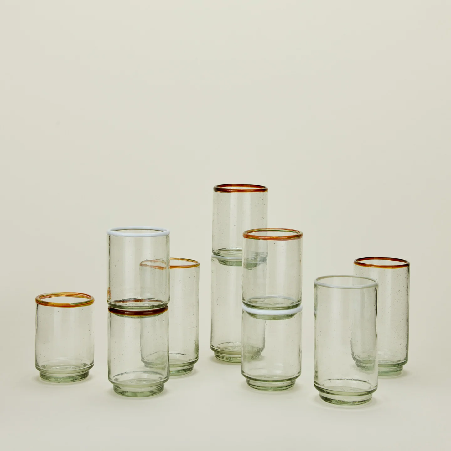 Color Rim Stacking Glass - Multicolor - Image 6
