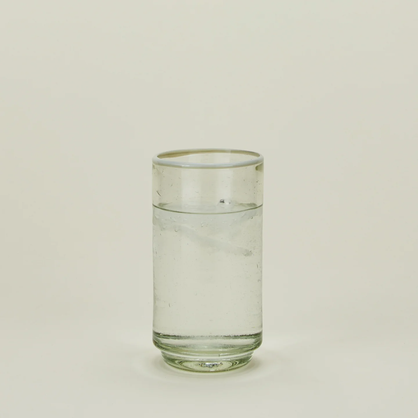 Color Rim Stacking Glass - White - Image 4