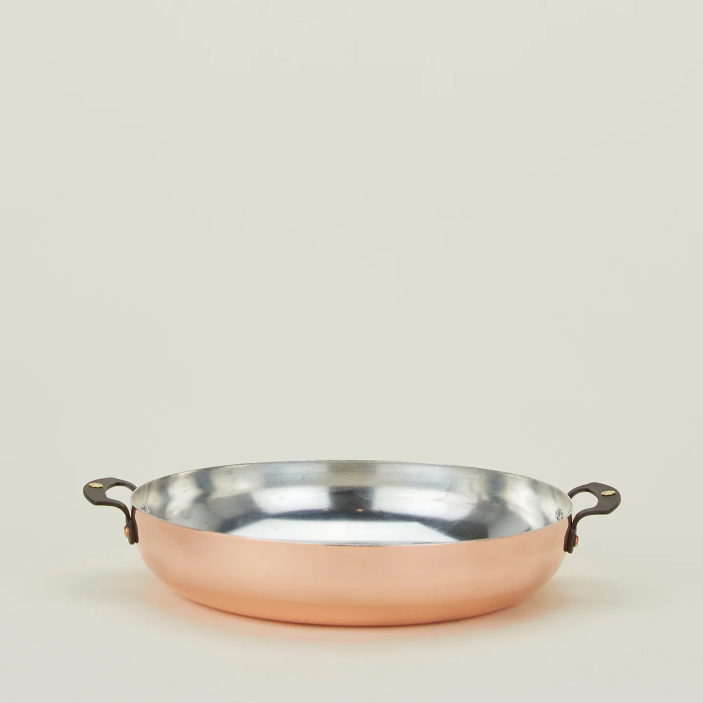 Copper Two Handled Saute Pan, 11"