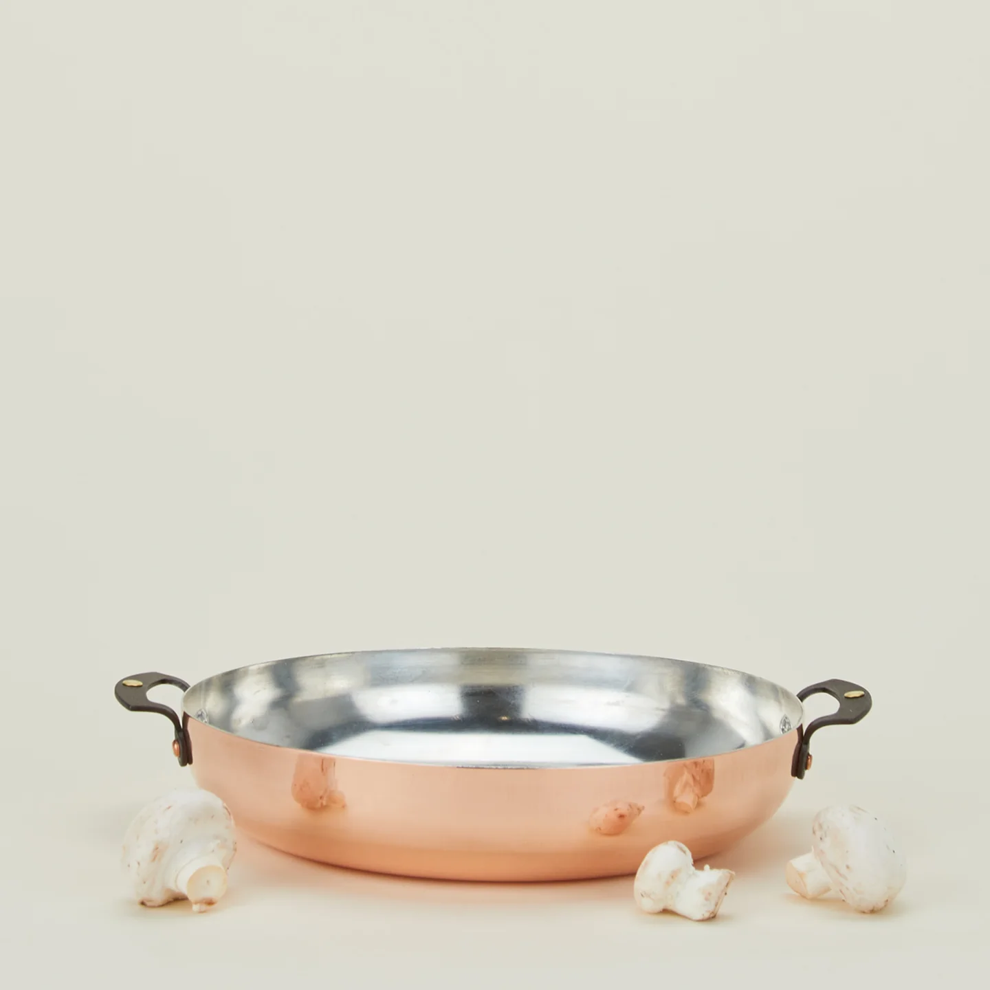 Copper Two Handled Saute Pan, 11" - Image 2