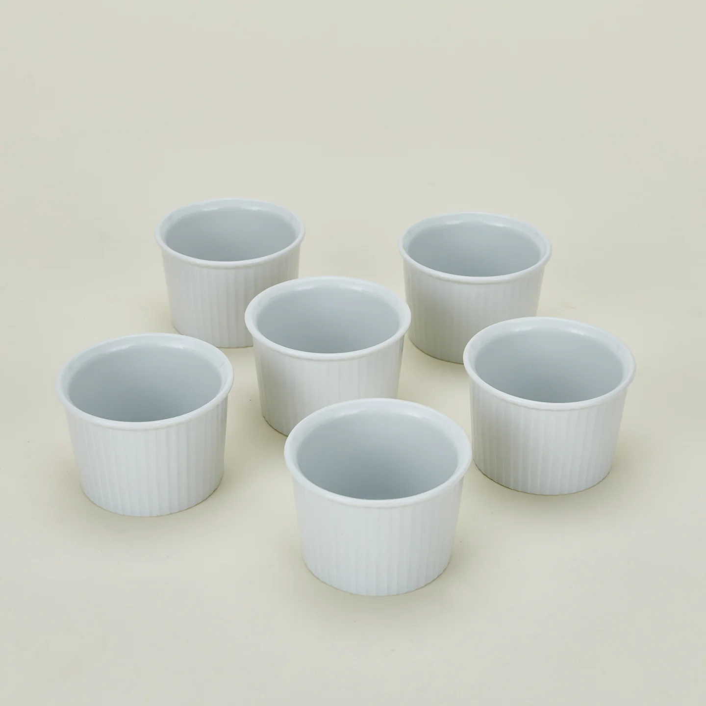 Deep Pleated Ramekin, Set of 6 - Image 3