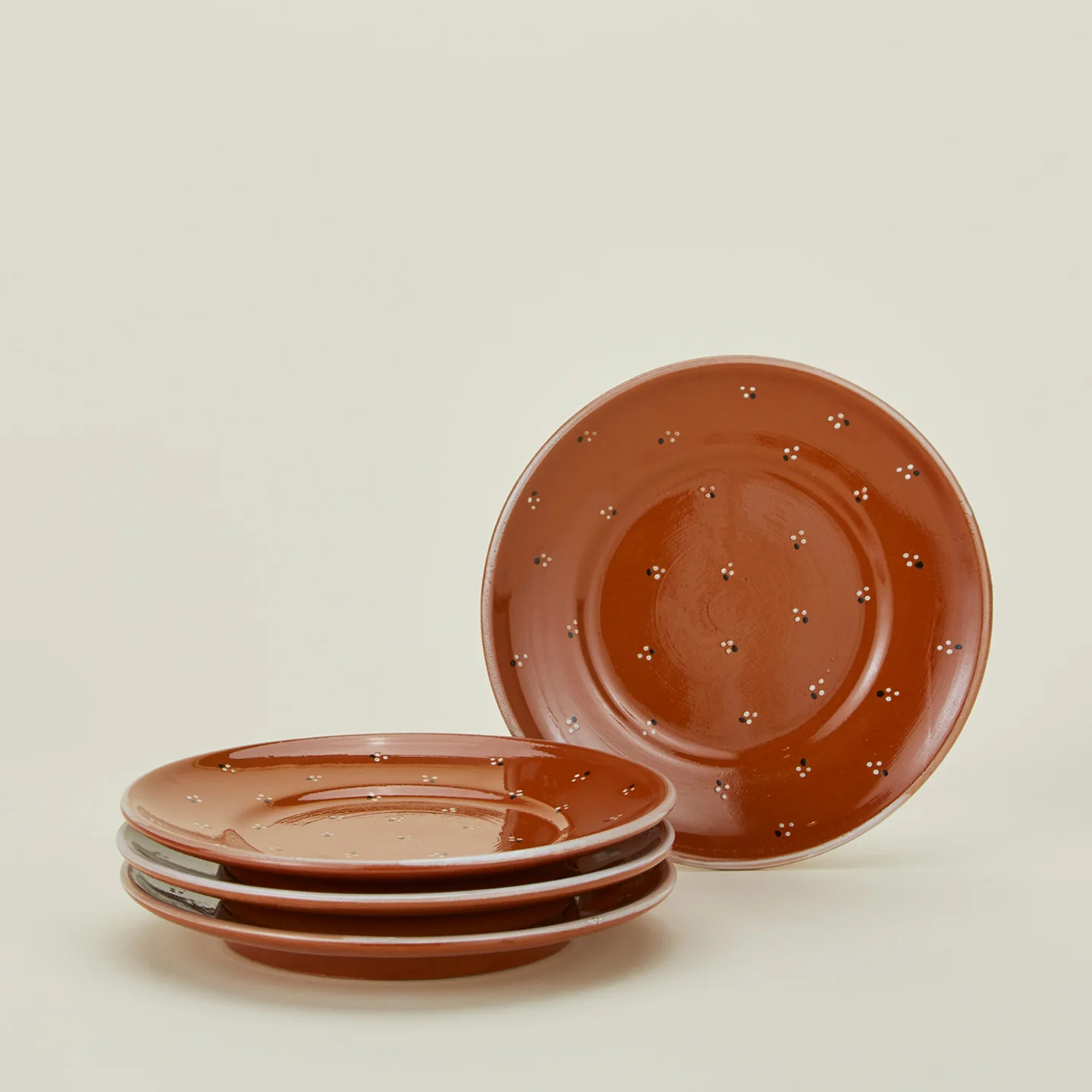 Dotty Salad Plate, Set of 4