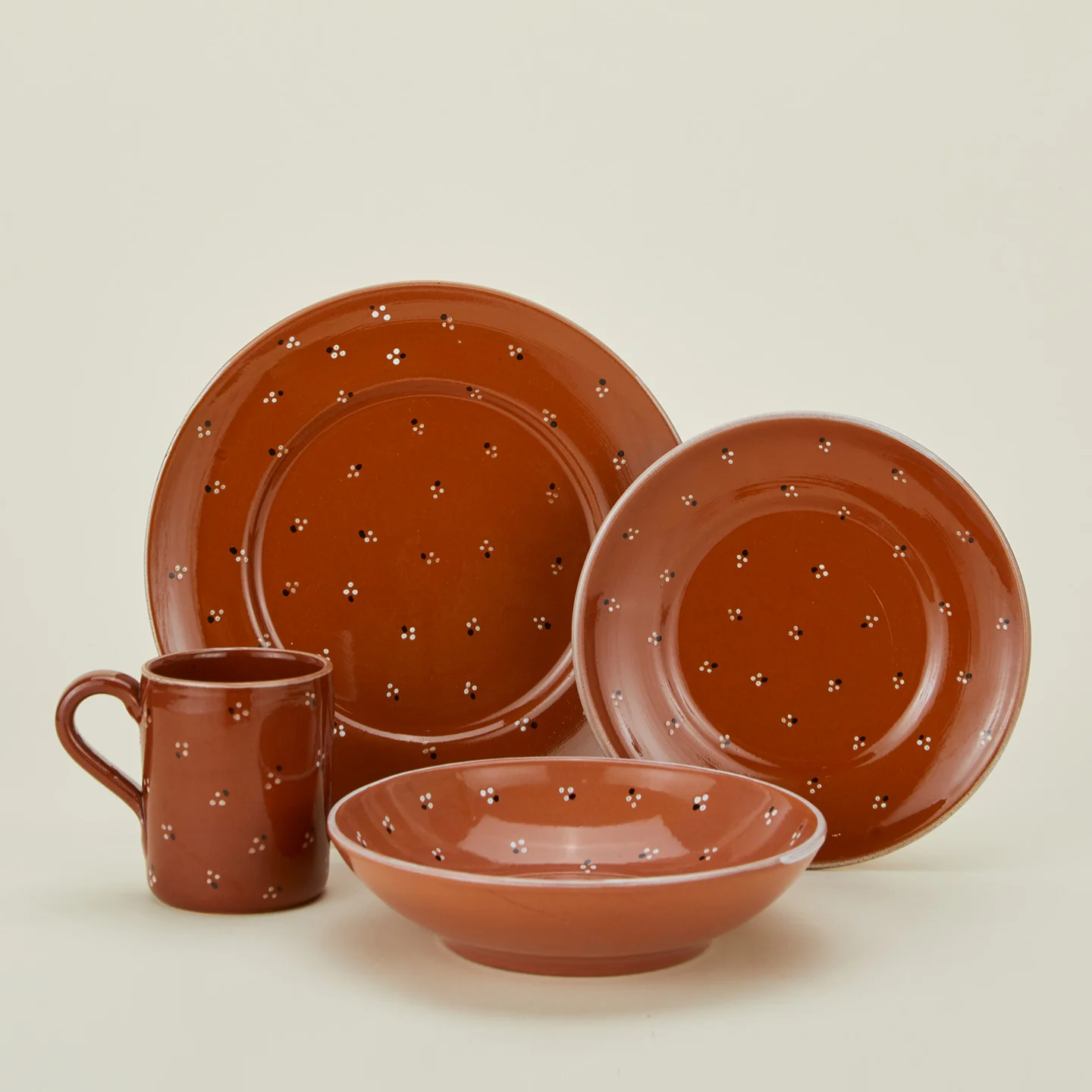 Dotty Salad Plate, Set of 4 - Image 5