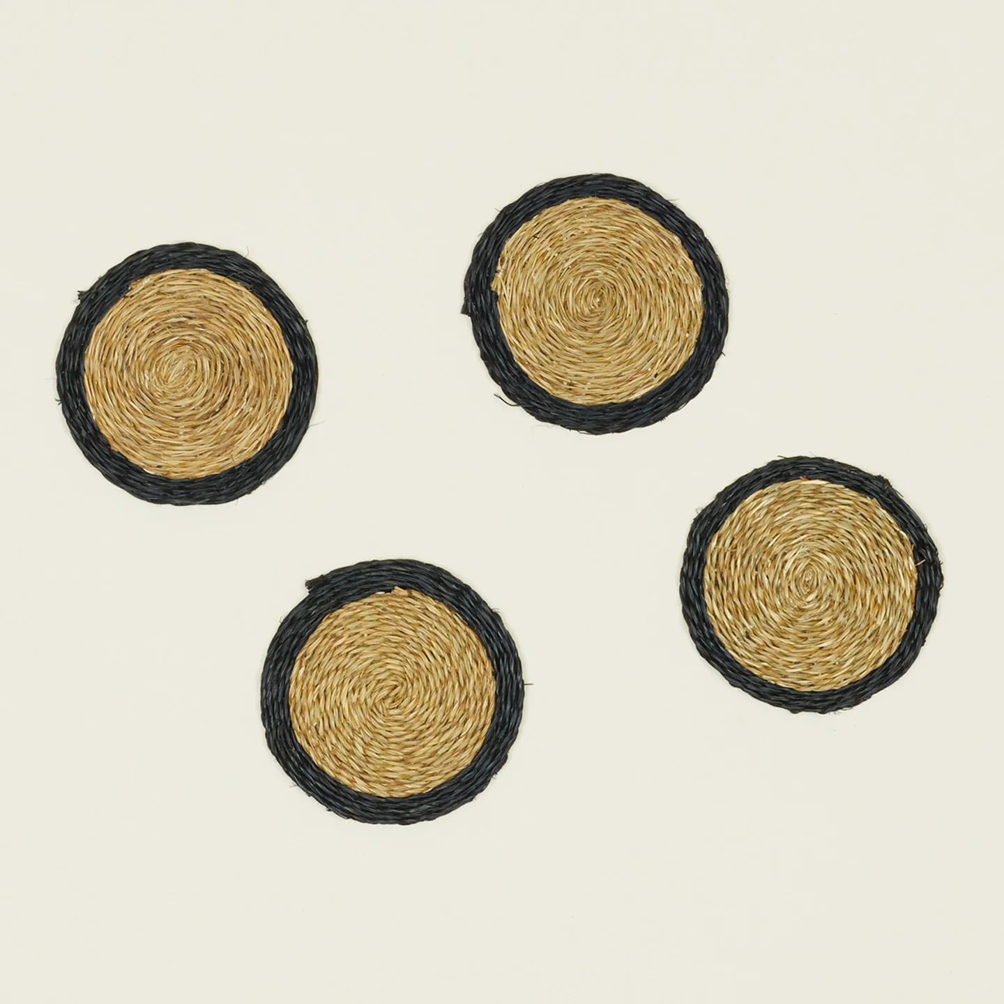 Edge Coasters, Set of 4 - Black
