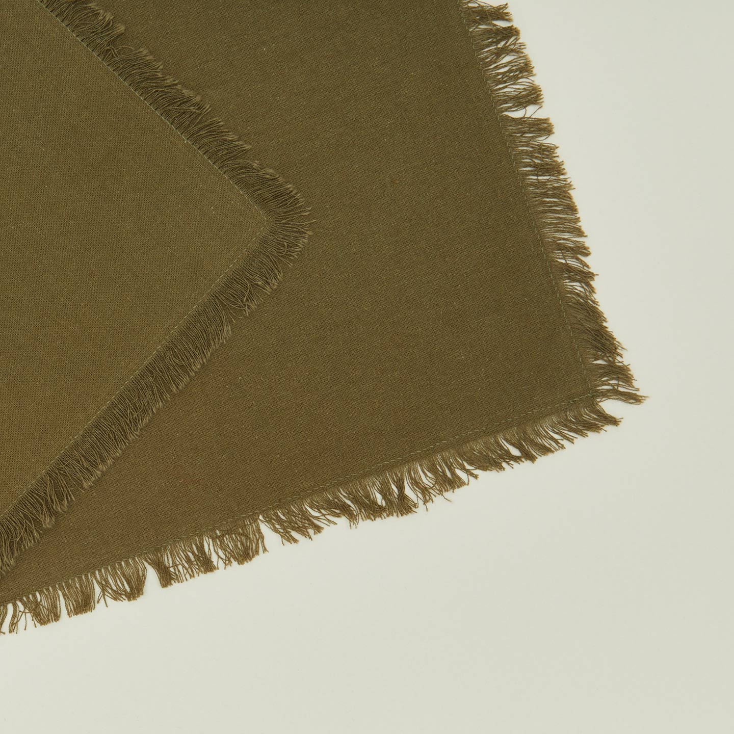 Essential Cocktail Napkins, Set of 4 - Olive - Image 3