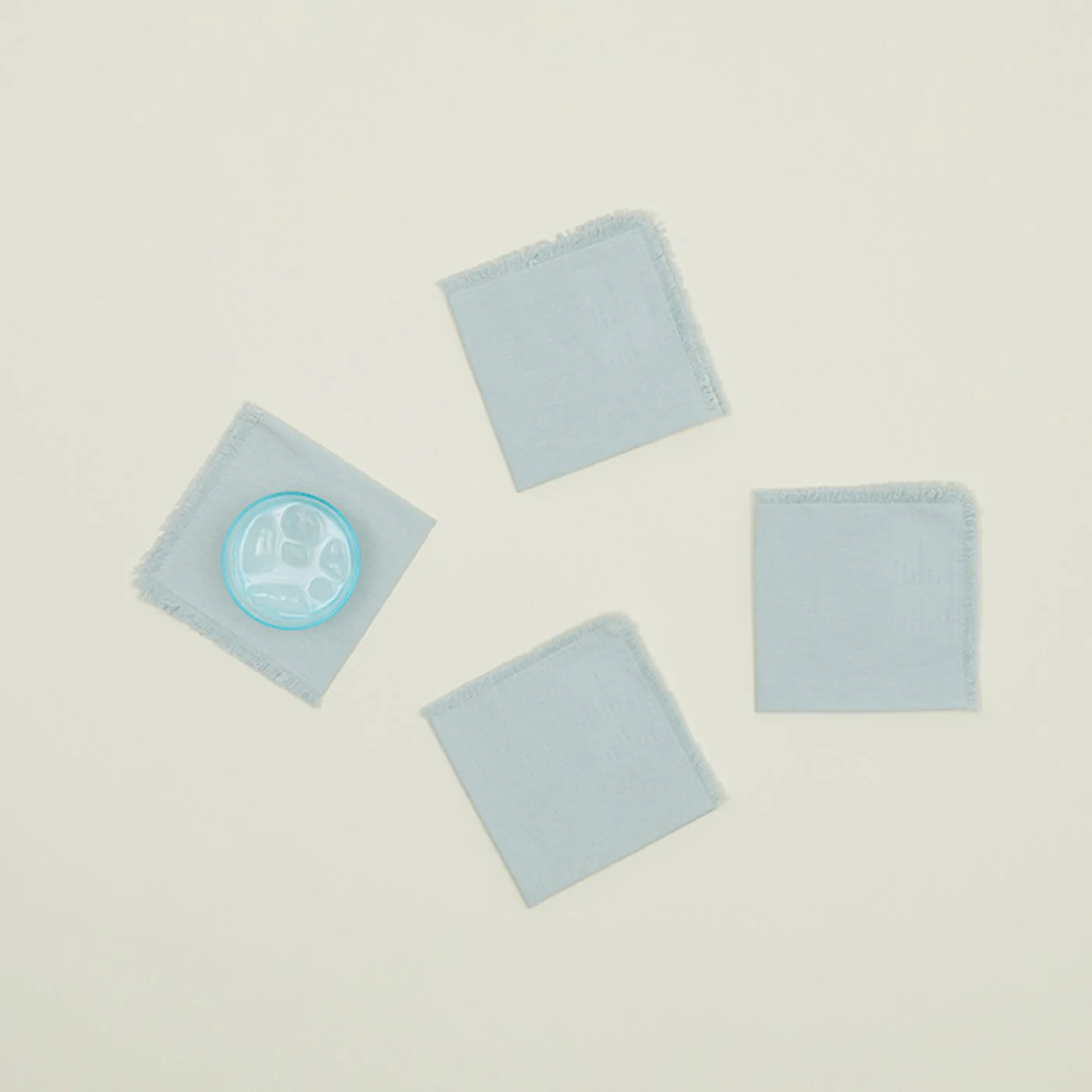 Essential Cocktail Napkins, Set of 4 - Sky