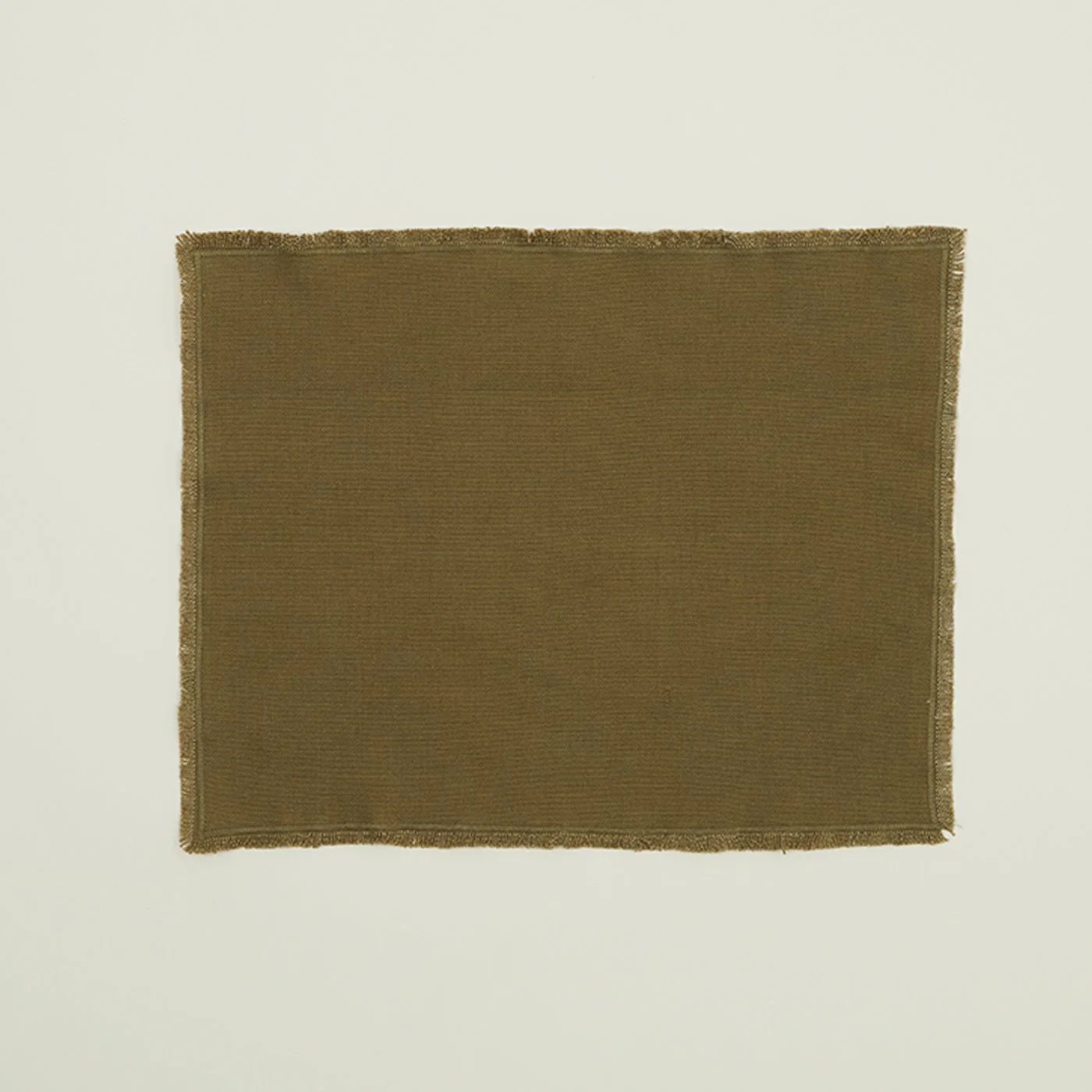 Essential Cotton Placemat, Set of 4 - Olive