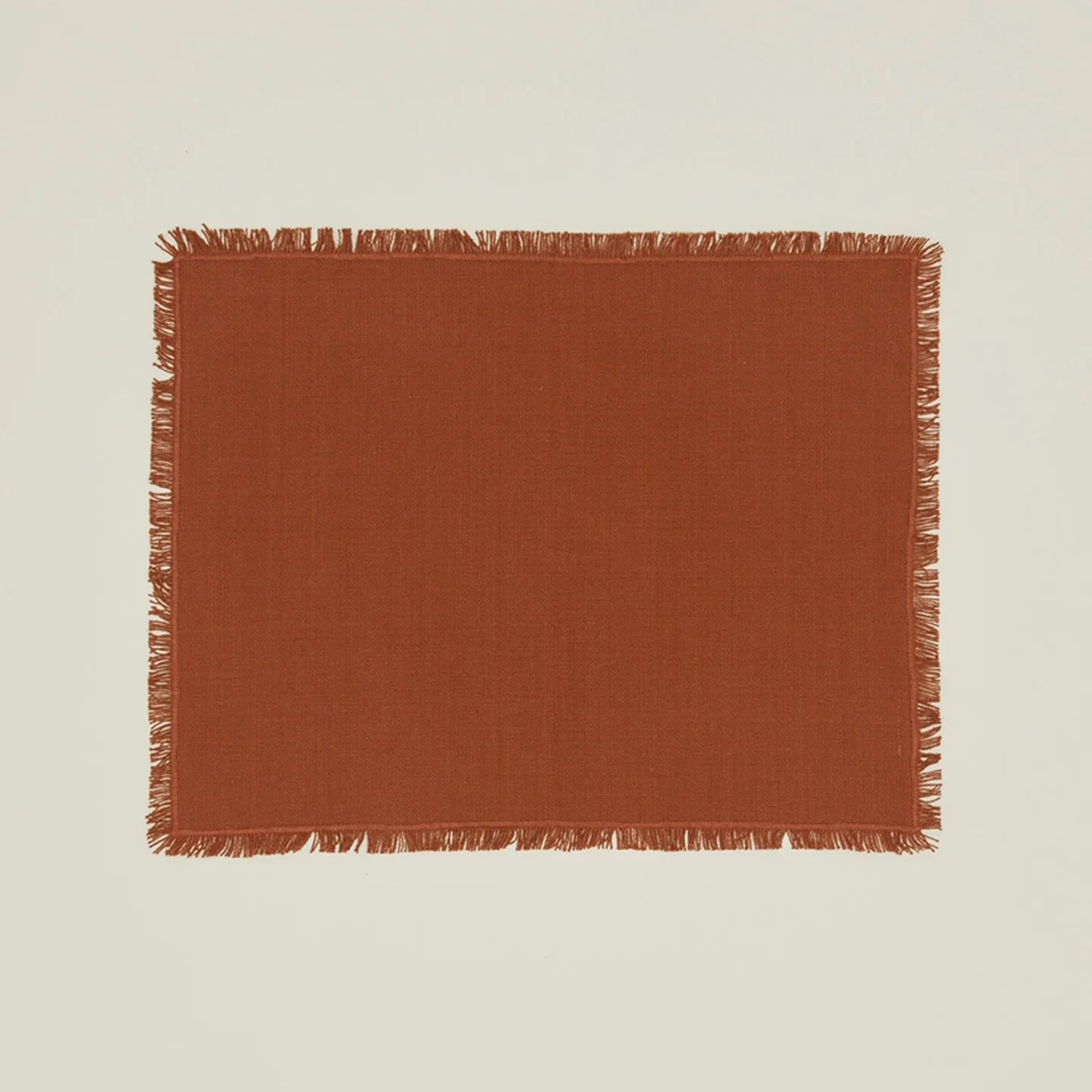 Essential Cotton Placemat, Set of 4 - Terracotta