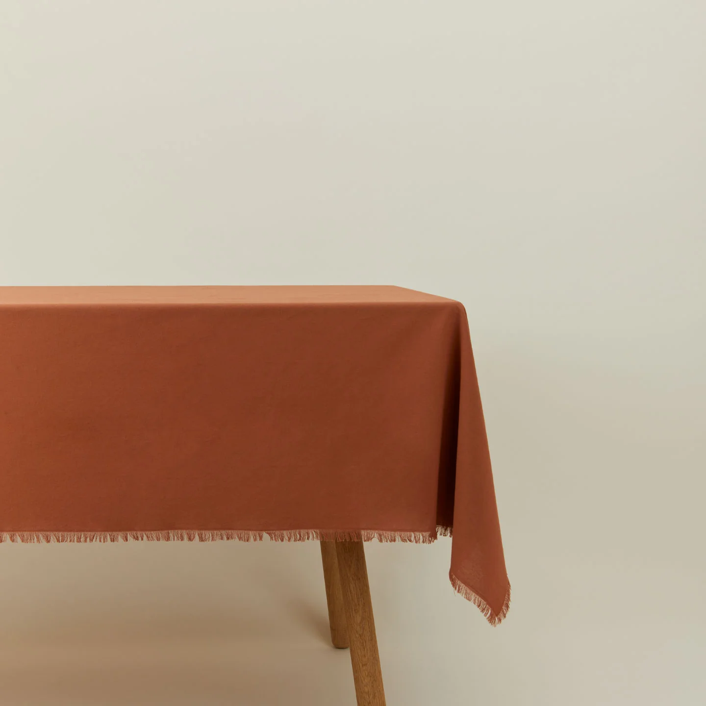 Essential Cotton Tablecloth - Terracotta - Image 2