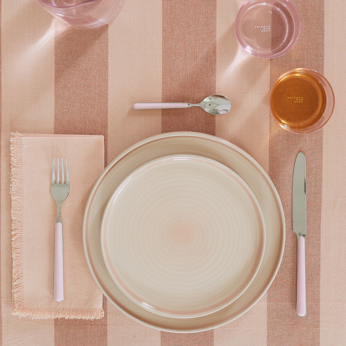 Essential Dinner Napkin, Set of 4 - Blush - Image 5