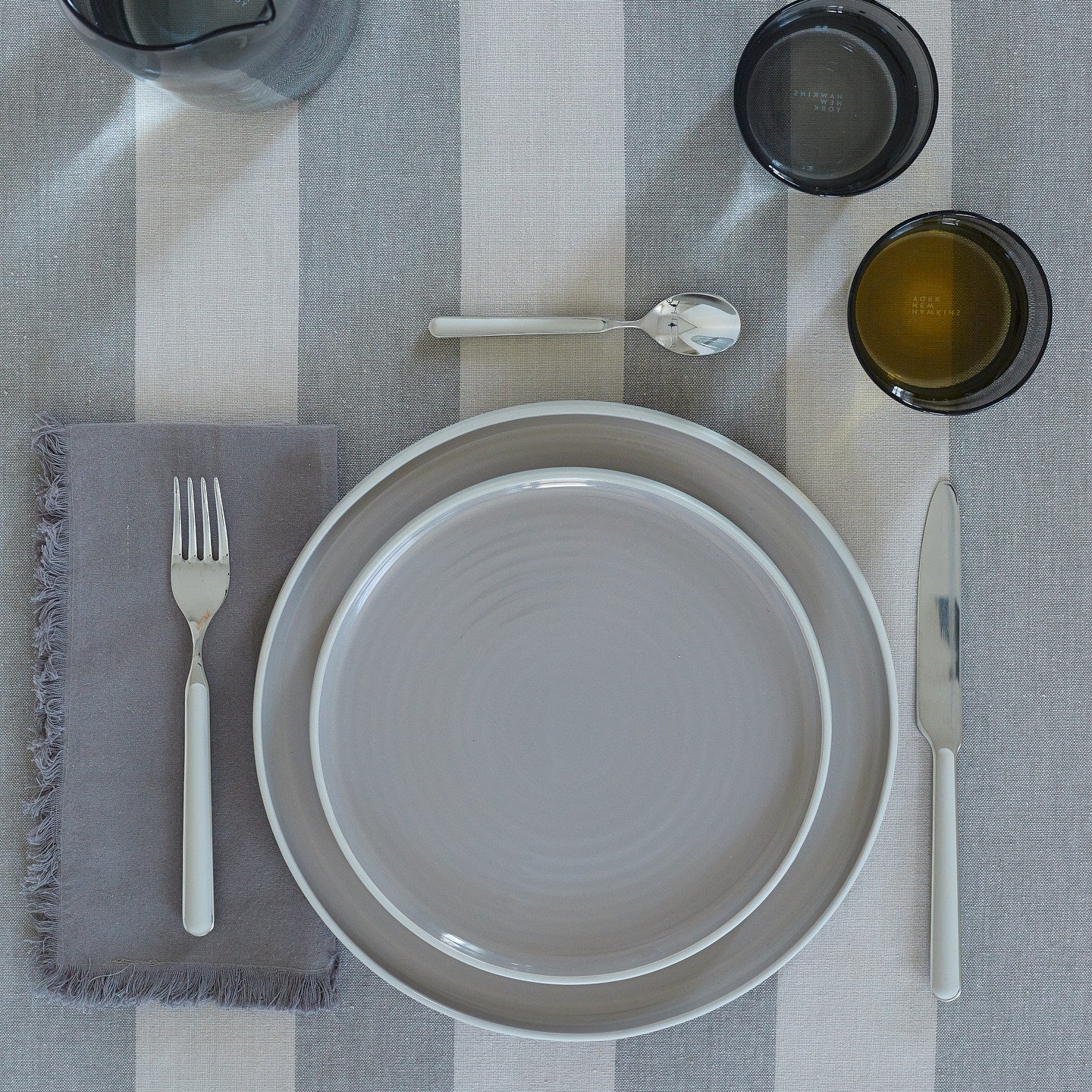 Essential Dinner Napkin, Set of 4 - Dark Grey - Image 5