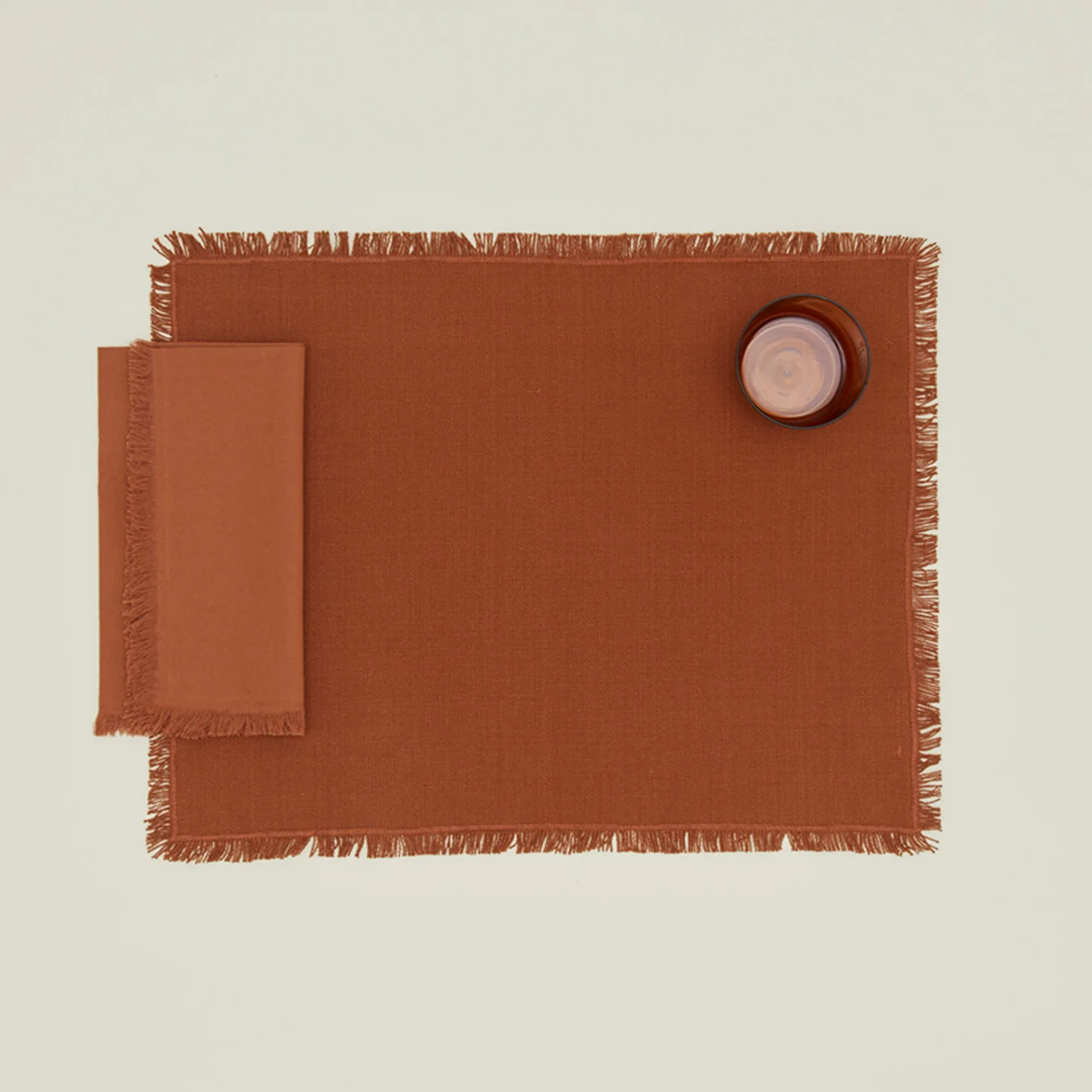 Essential Dinner Napkin, Set of 4 - Terracotta - Image 2