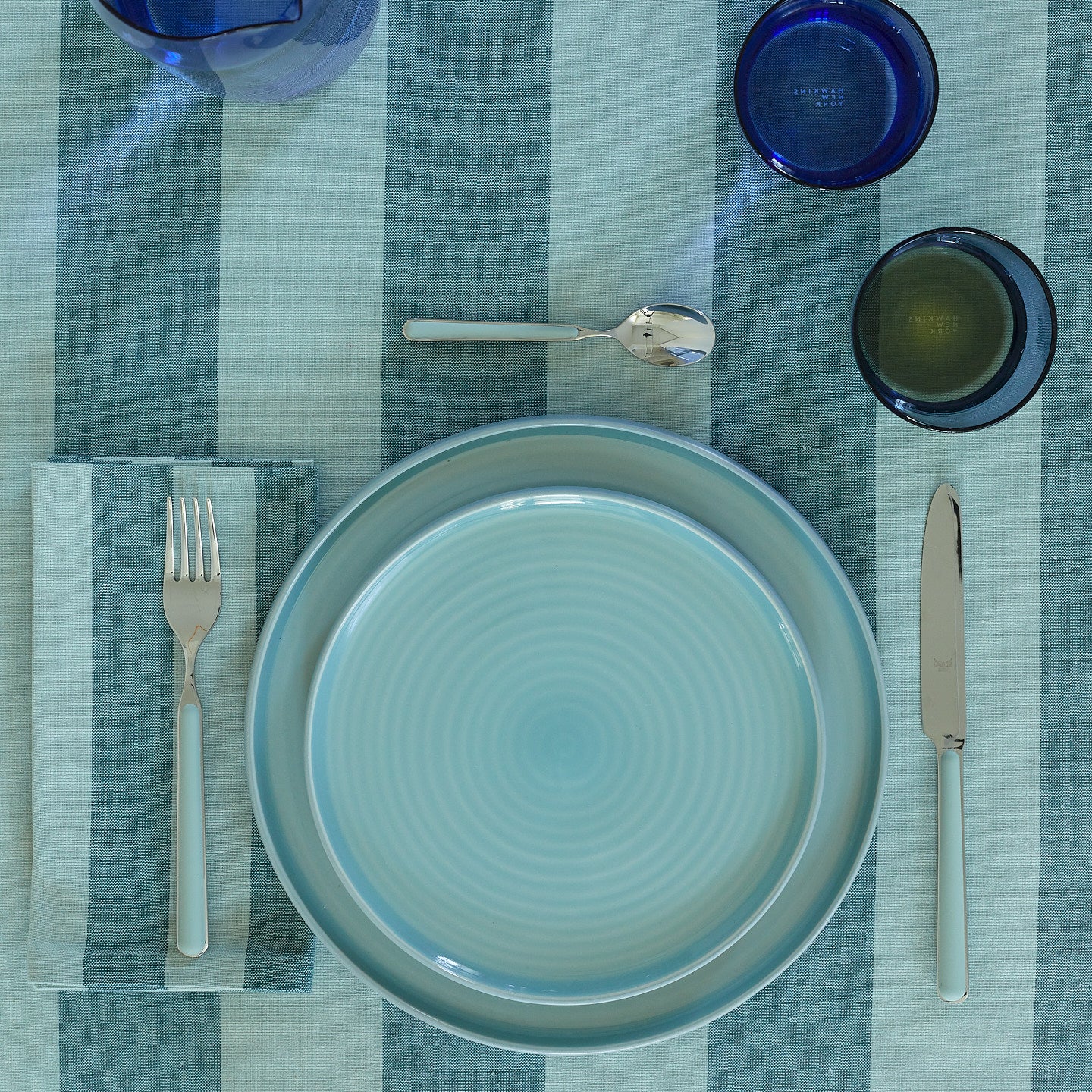 Essential Dinner Plate, Set of 4 - Sky - Image 4