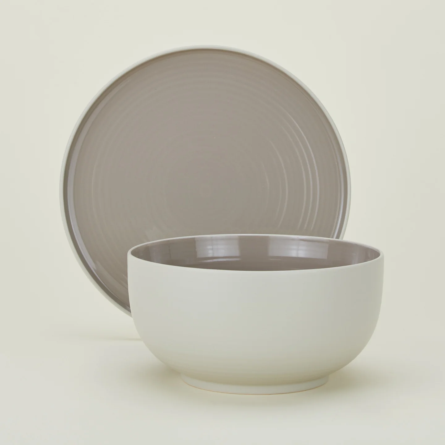 Essential Serveware, 2 Piece Set - Light Grey - Image 2