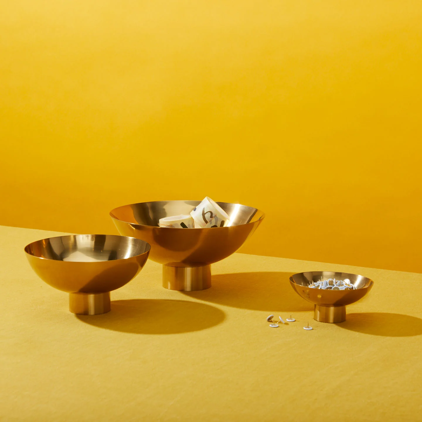 Essential Footed Bowl - Brass - Image 4