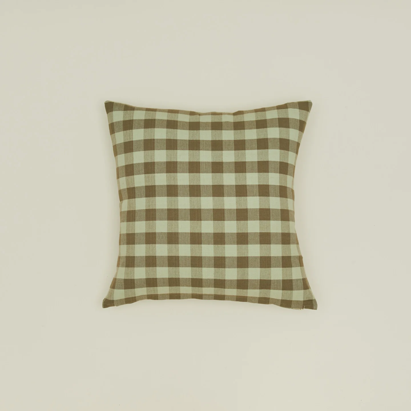 Essential Gingham 18x18 Pillow - Sage/Olive