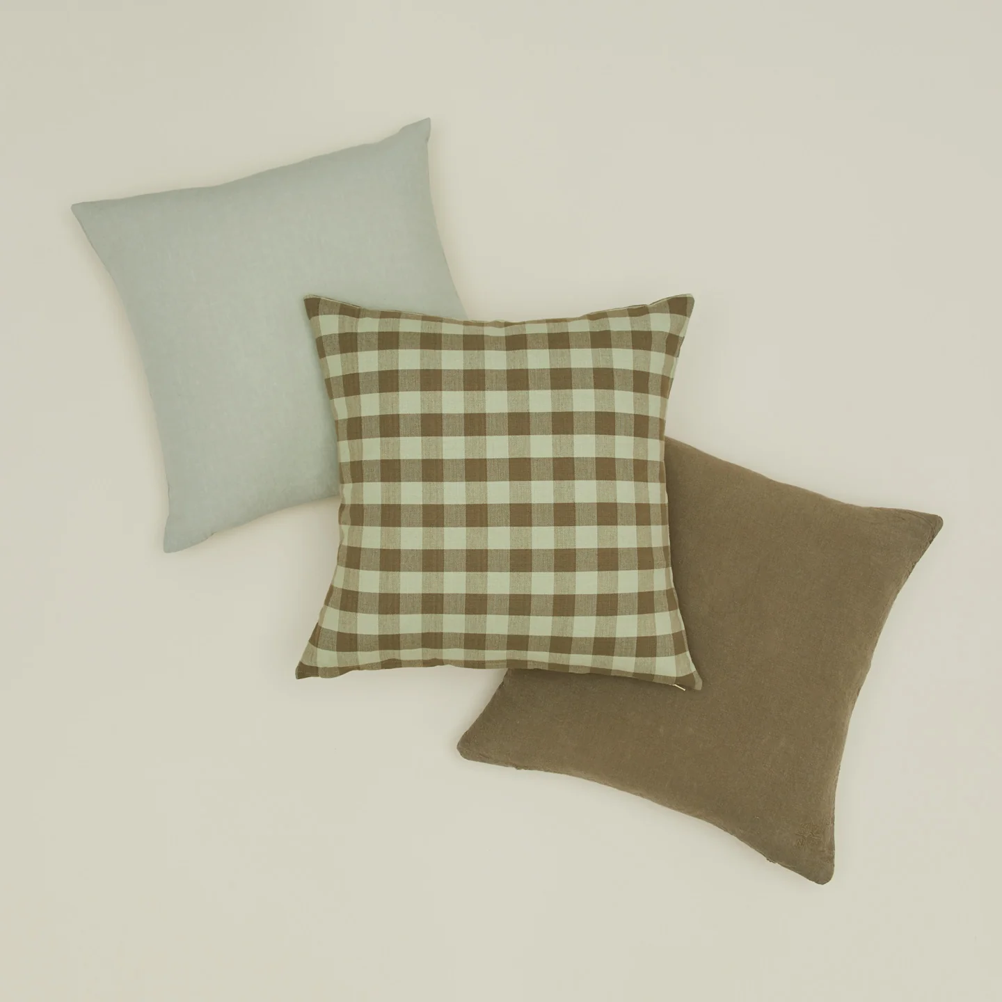 Essential Gingham 18x18 Pillow - Sage/Olive - Image 3