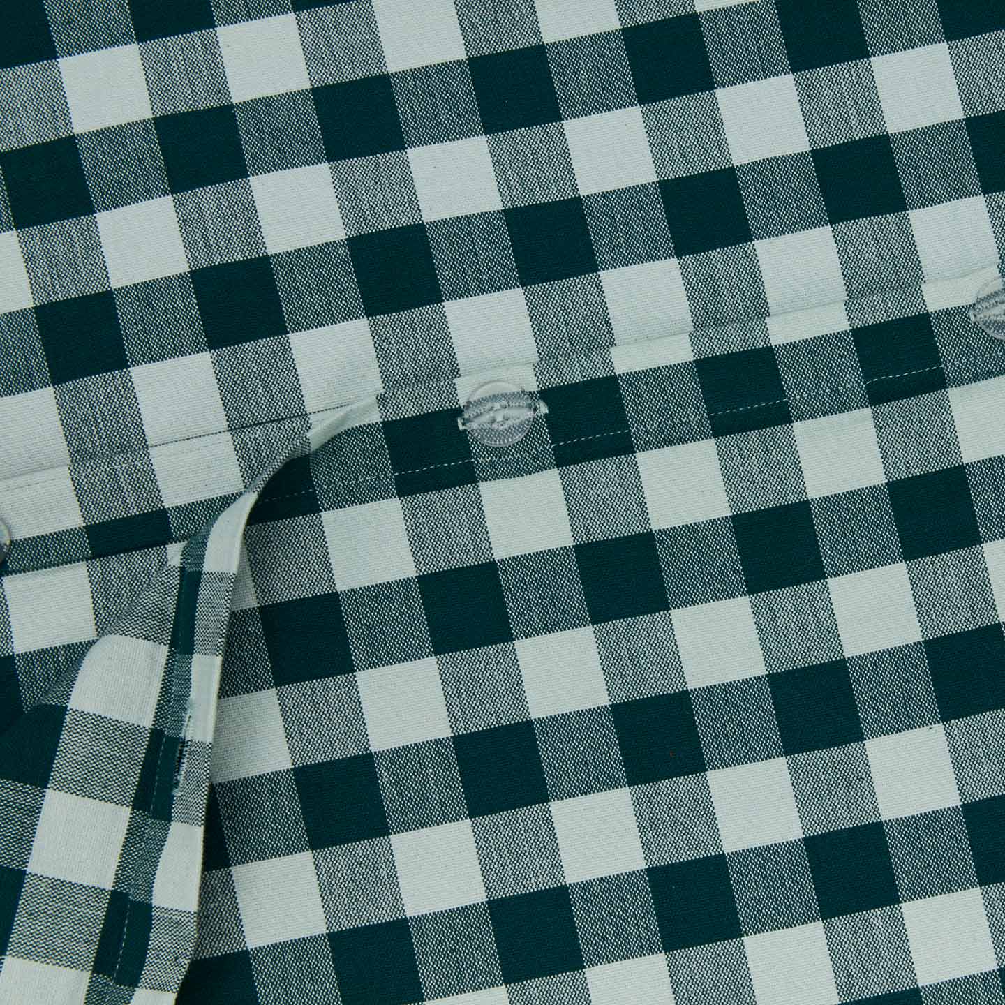 Essential Gingham Duvet - Sky/Peacock - Image 3