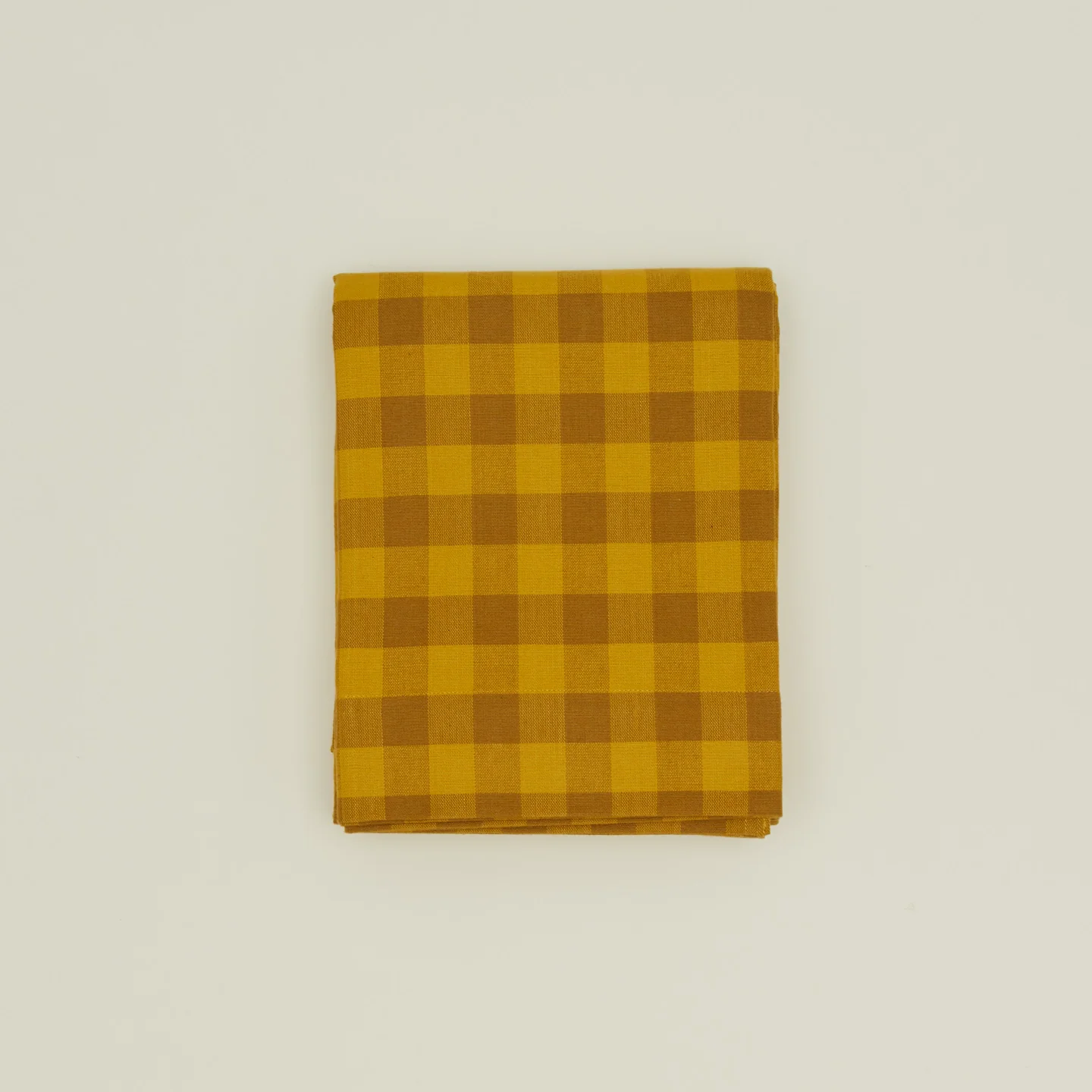 Essential Gingham Shower Curtain - Mustard/Bronze - Image 2