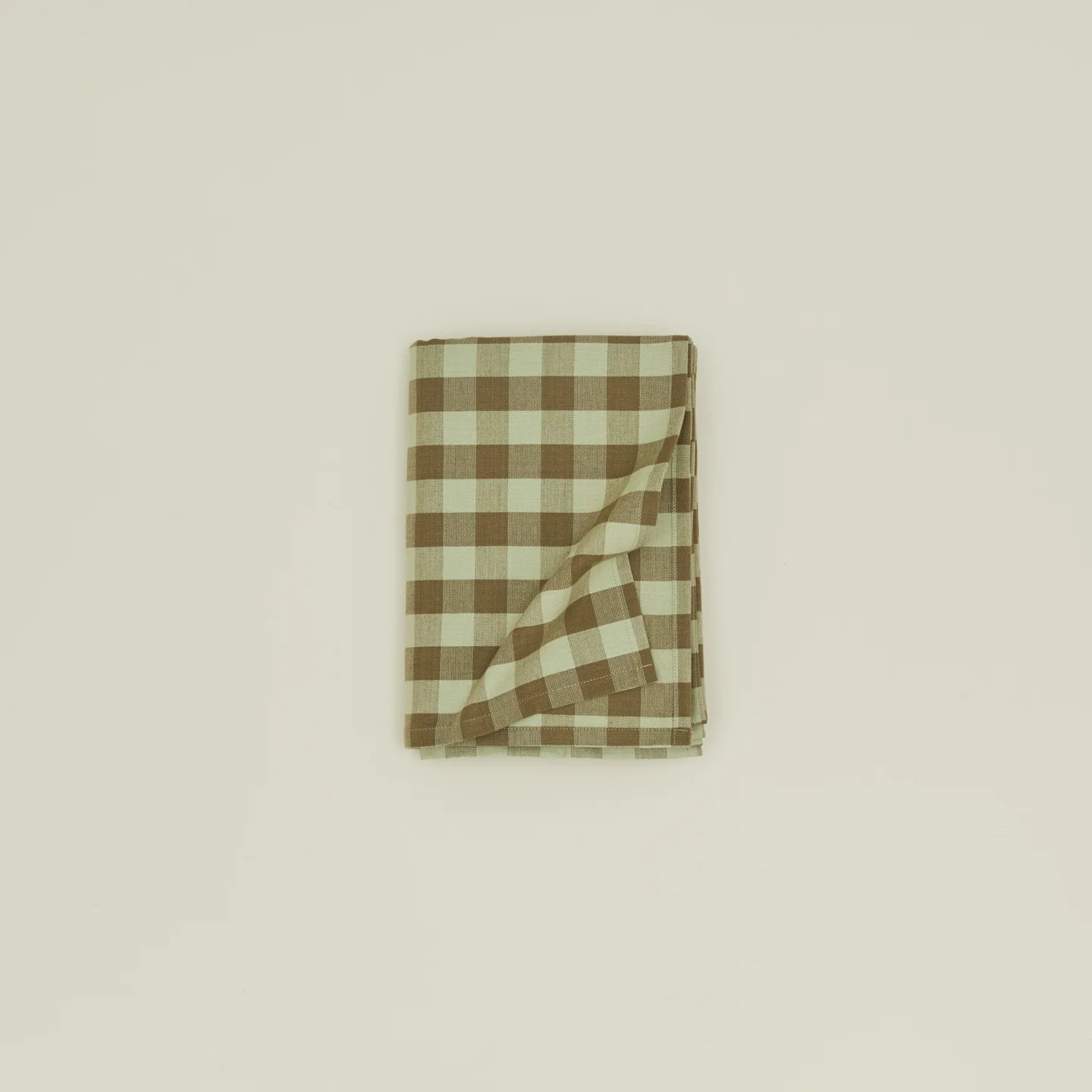 Essential Gingham Tablecloth - Sage/Olive - Image 4