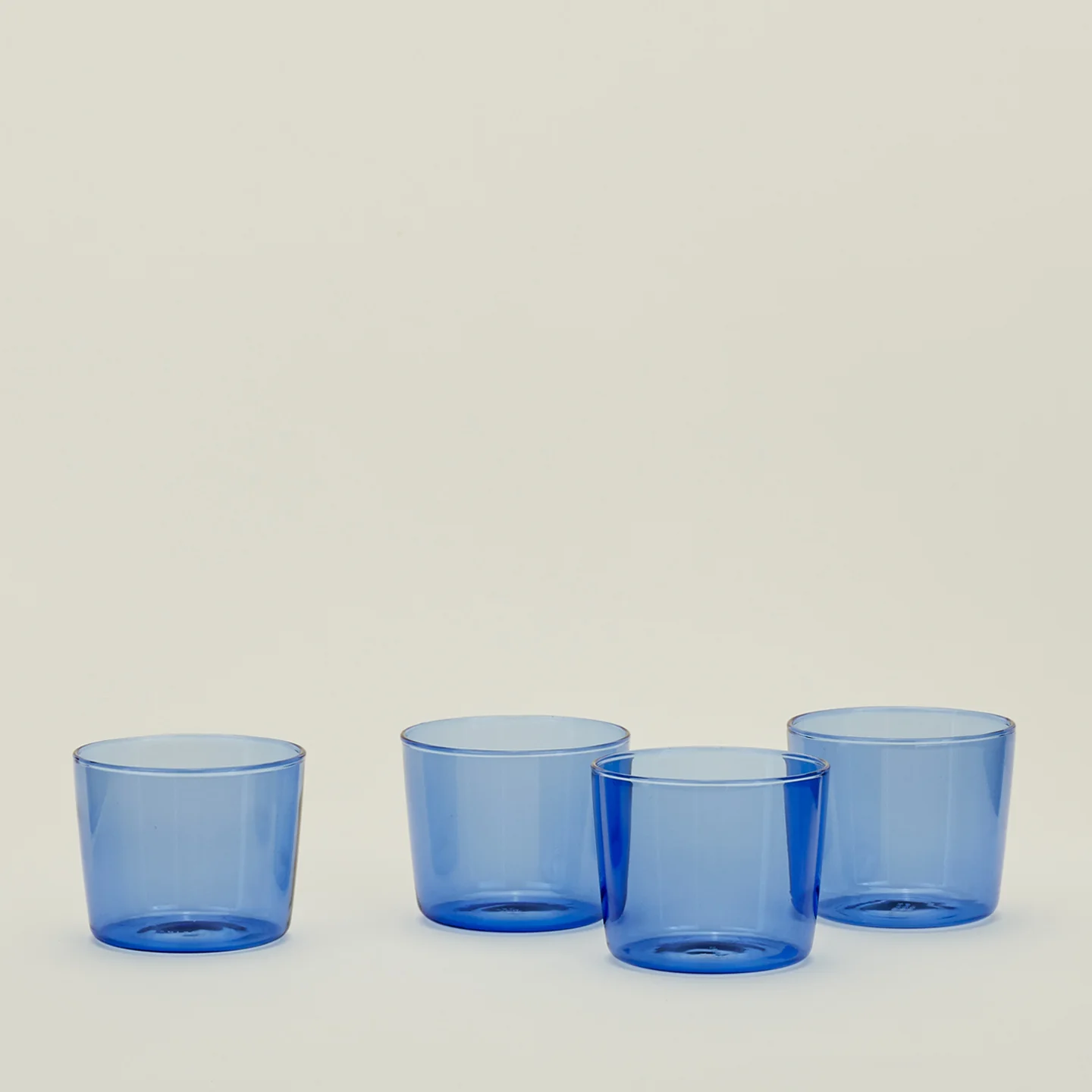 Essential Glassware, Set of 4 - Blue - Image 4