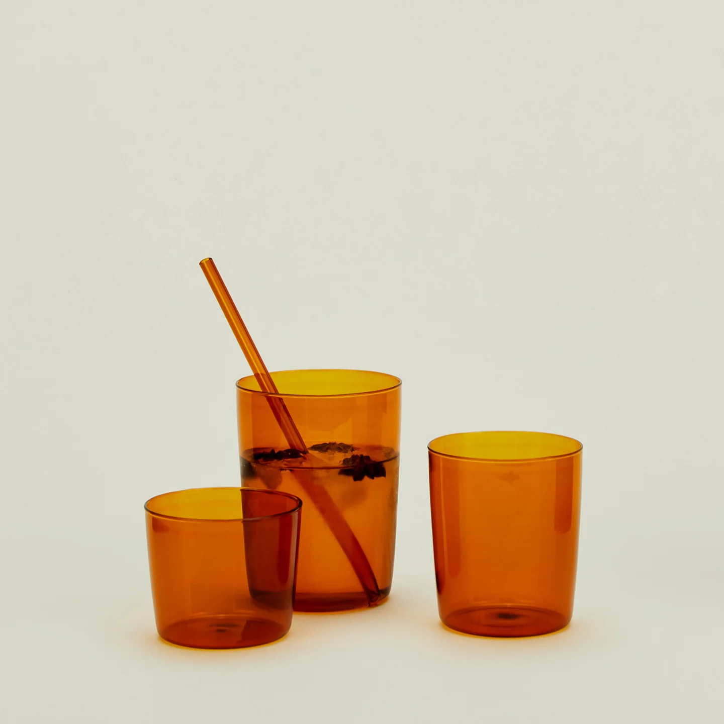 Essential Glassware, Set of 4 - Terracotta