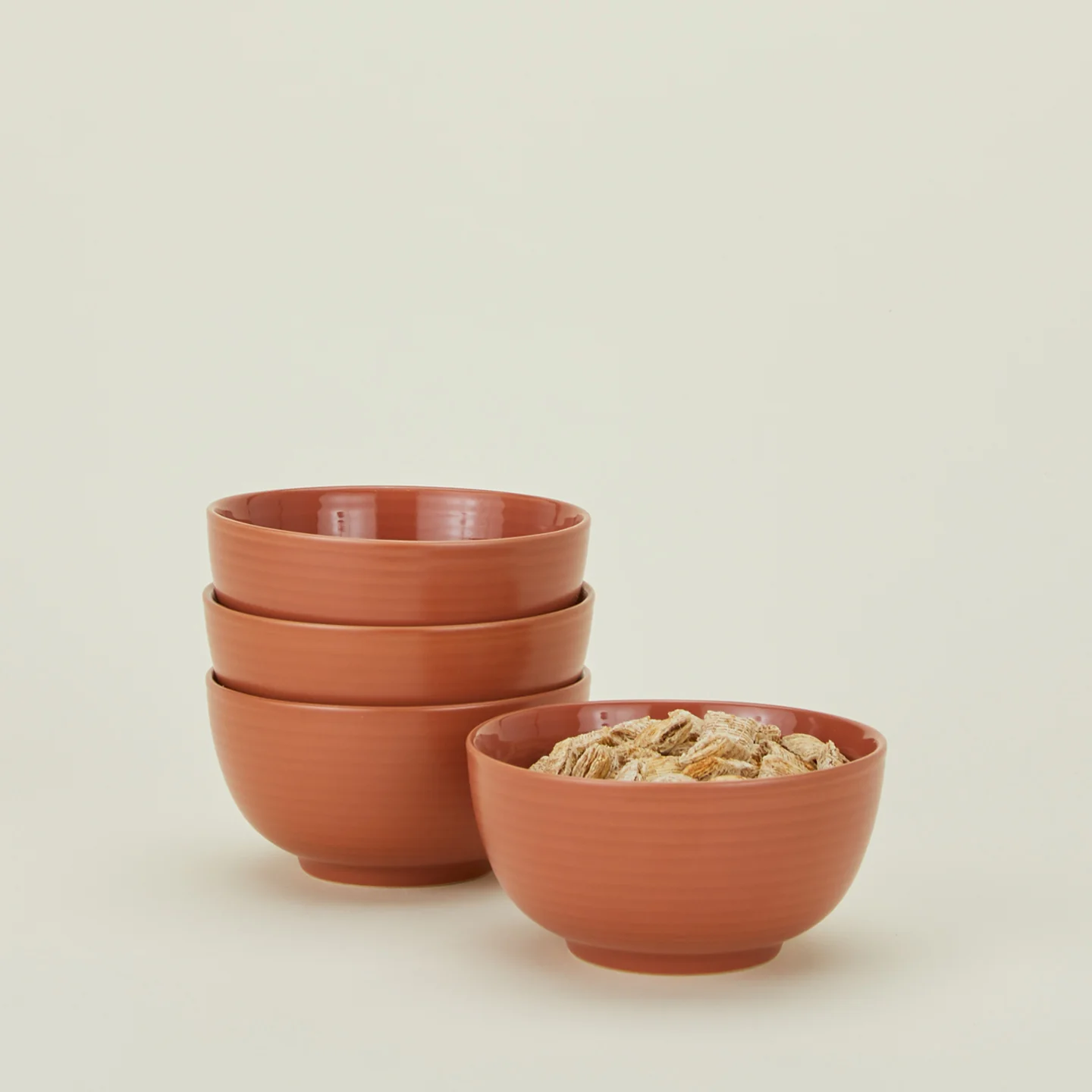 Essential Large Bowl, Set of 4 - Terracotta - Image 2