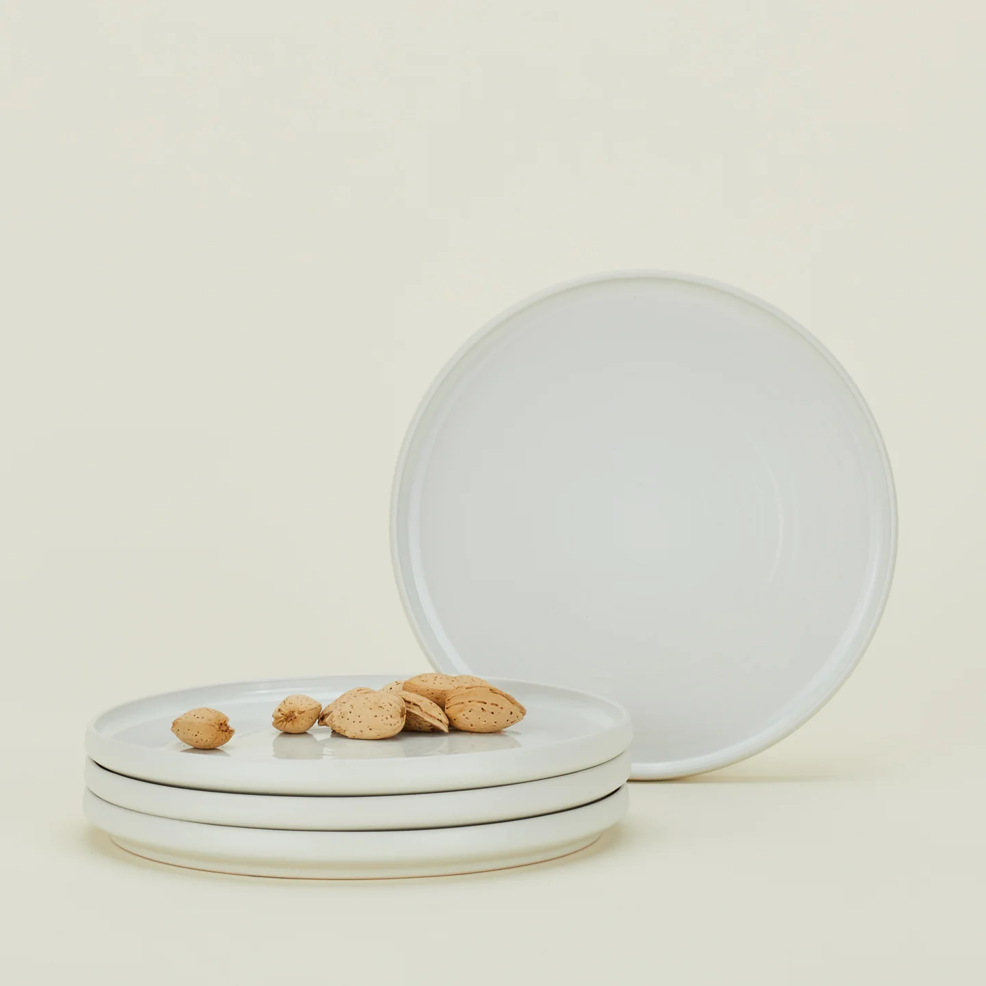 Essential Salad Plate, Set of 4 - Bone - Image 2