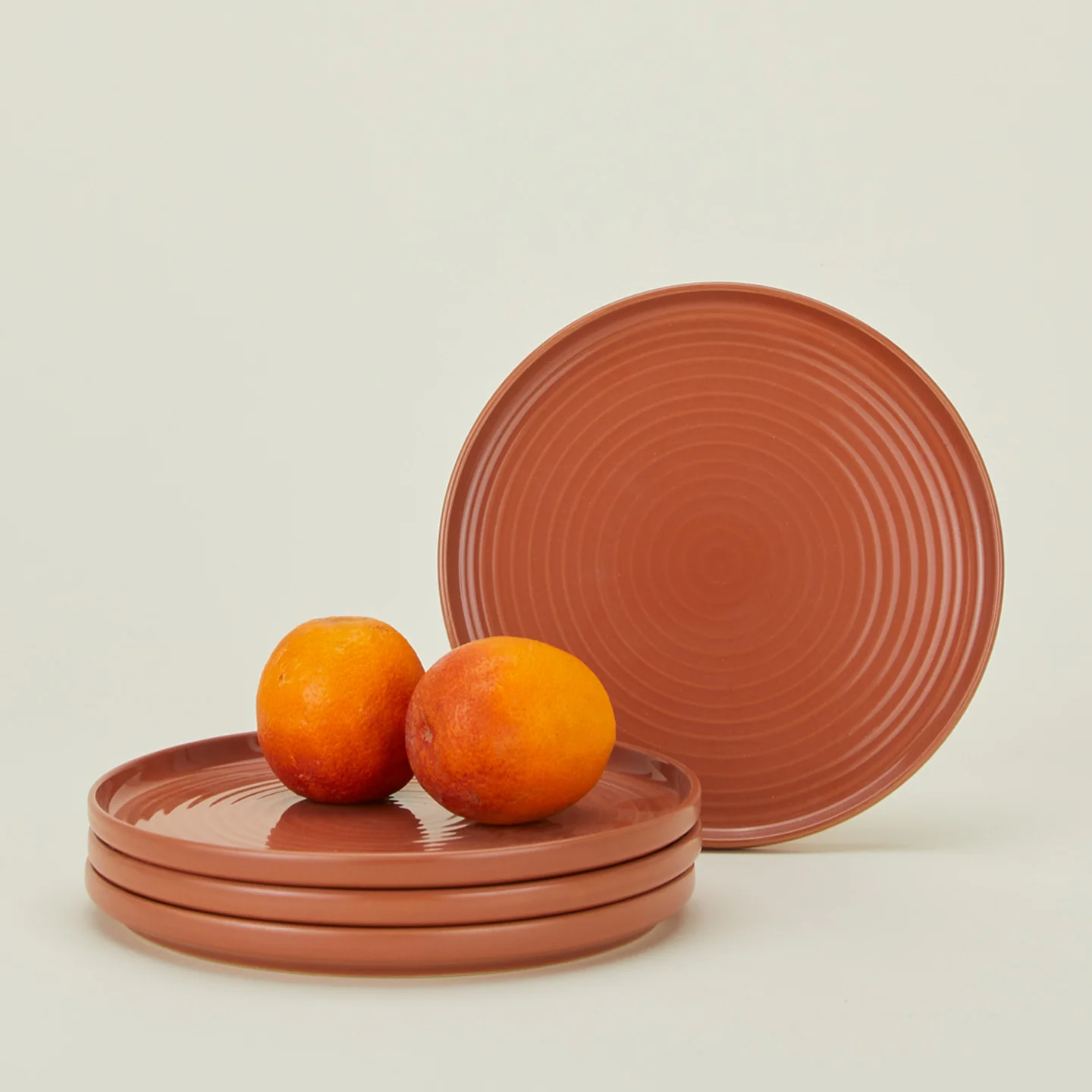 Essential Salad Plate, Set of 4 - Terracotta - Image 2