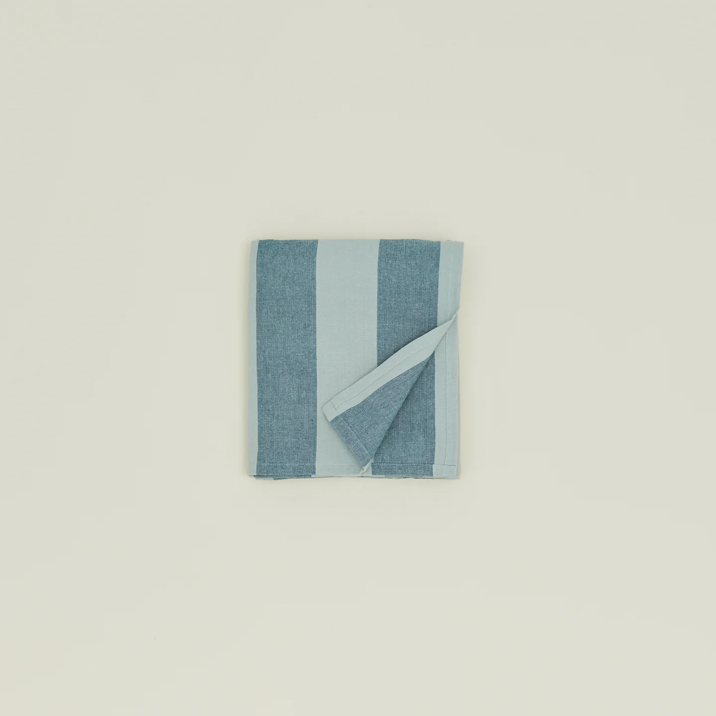 Essential Striped Tablecloth - Sky/Peacock - Image 4