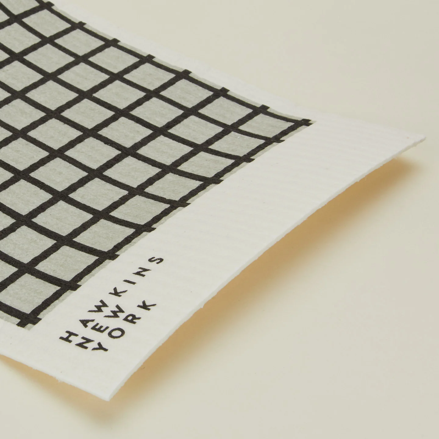 Essential Swedish Dishcloth, Set of 6 - Light Grey/Black - Image 3