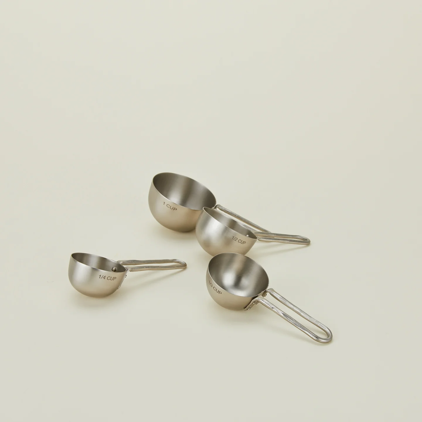 Forged Pewter Measuring Cup, Set of 4 - Image 4