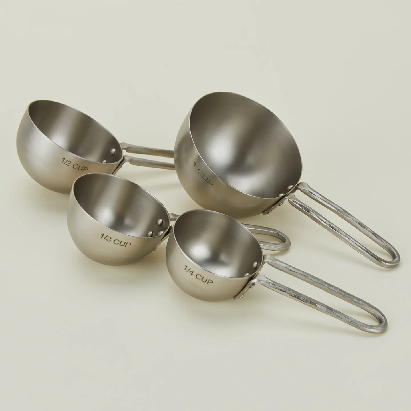 Forged Pewter Measuring Cup, Set of 4 - Image 5