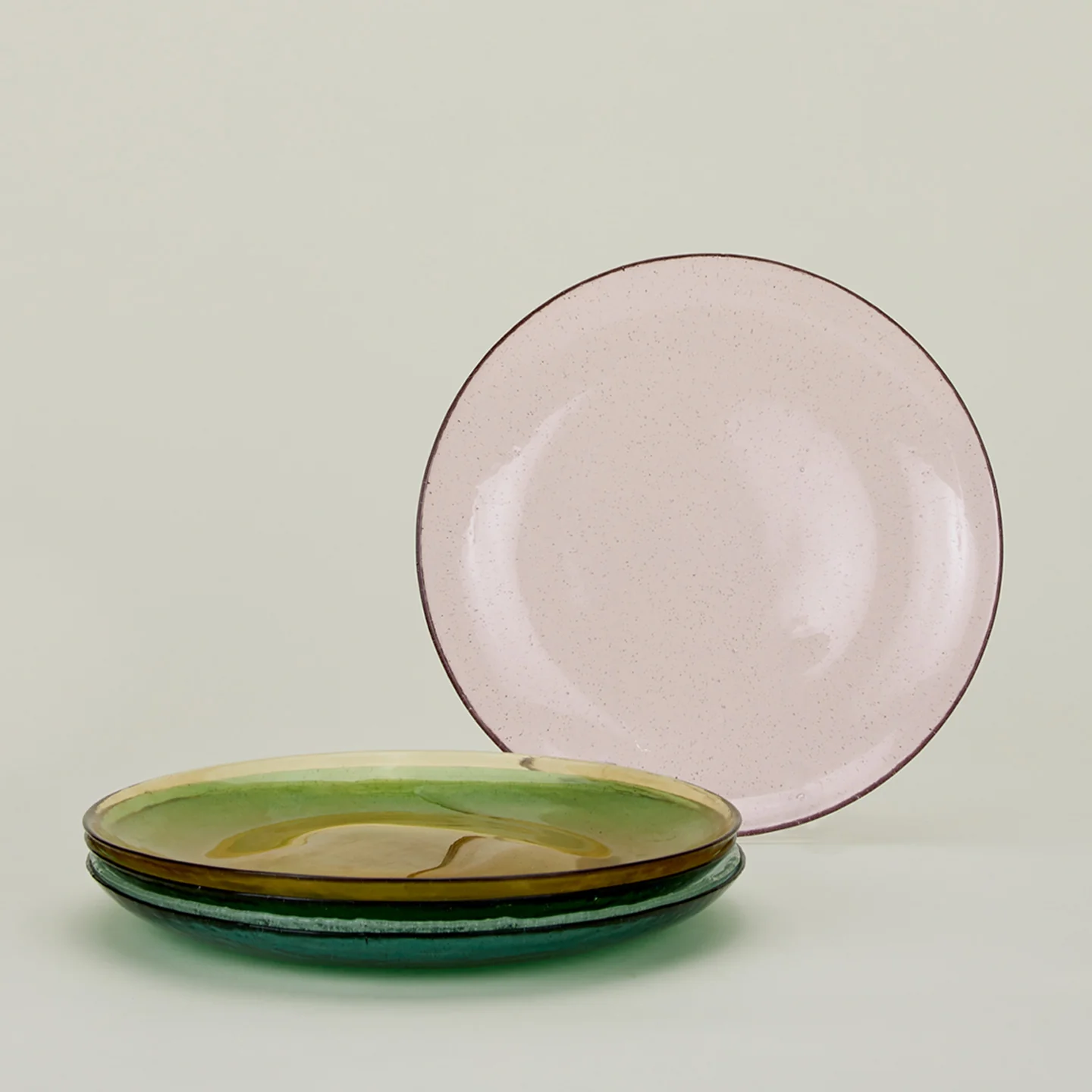 Glass Dinner Plate - Jade - Image 6