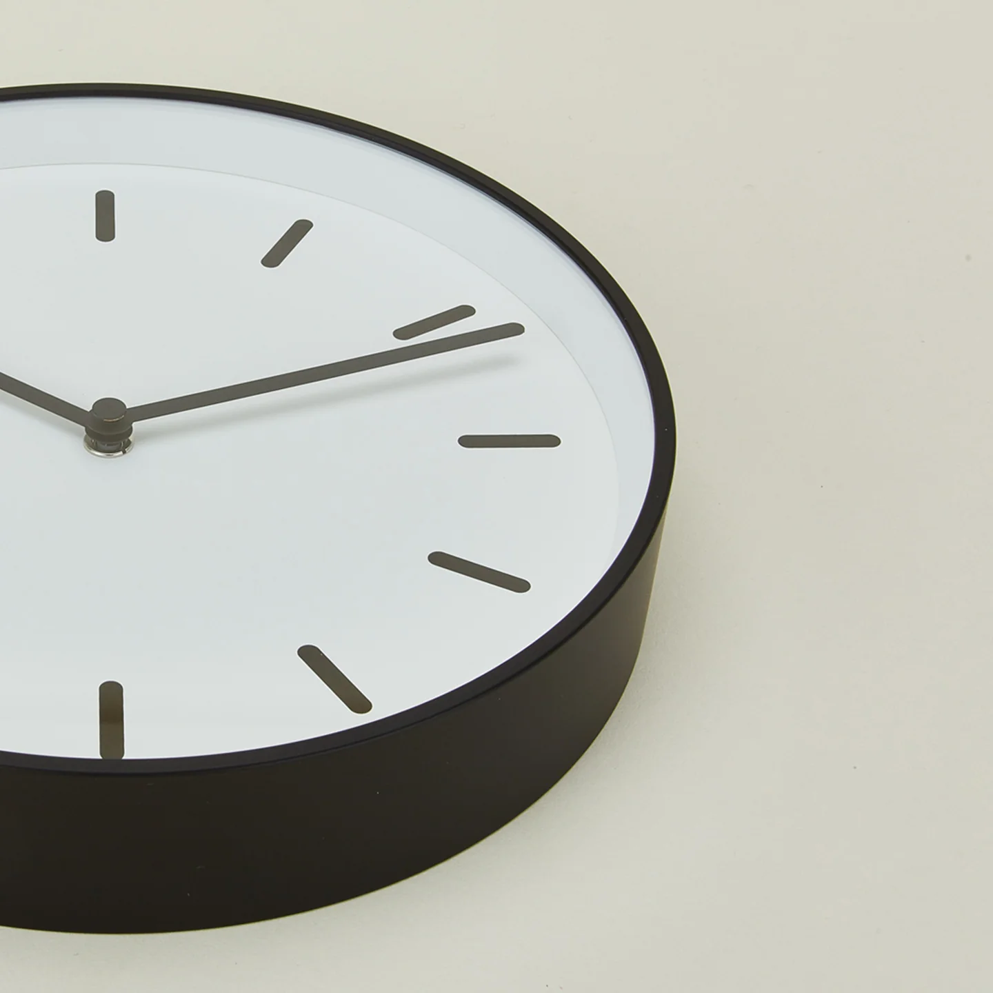 Graphic Wall Clock - Black - Image 3