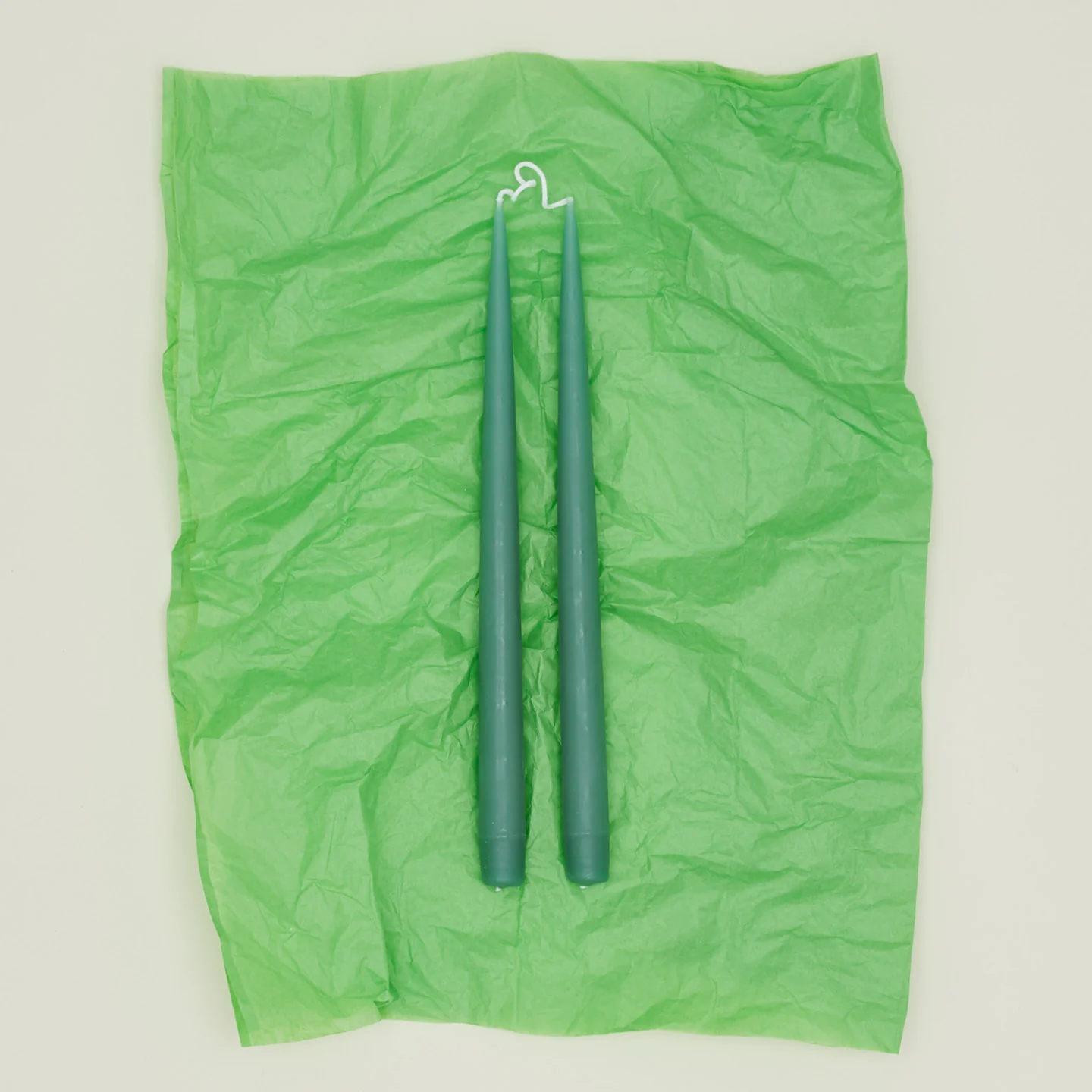 Hand Dipped Taper Set - Sage - Image 2