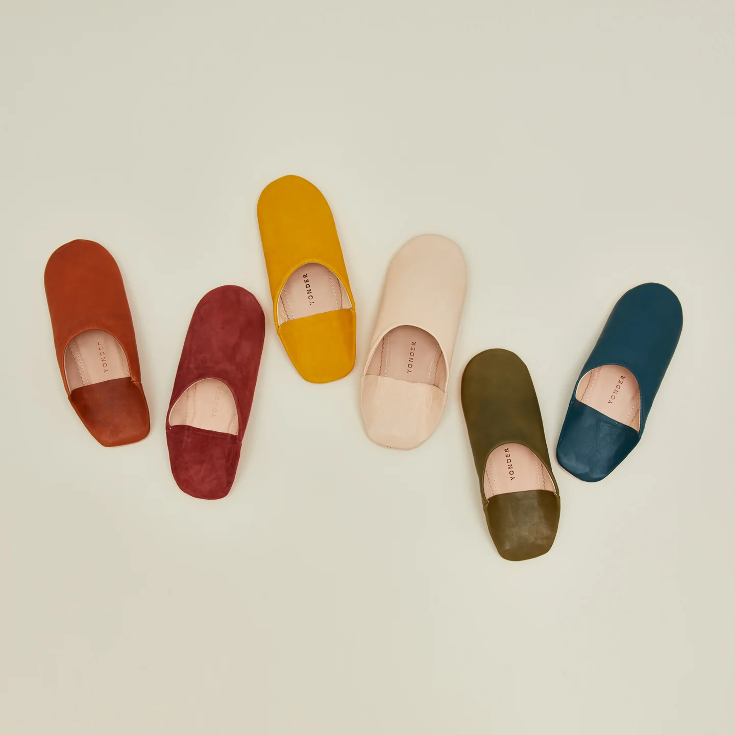 Handmade Leather Slippers - Blue - Image 4