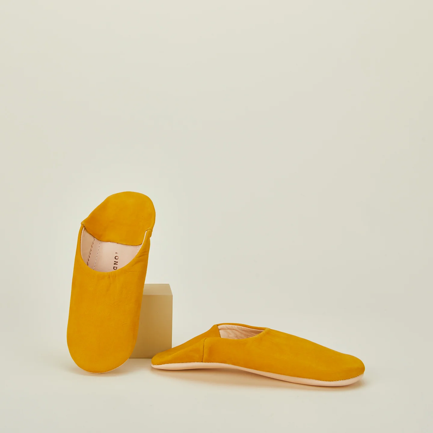 Handmade Leather Slippers - Honey - Image 3