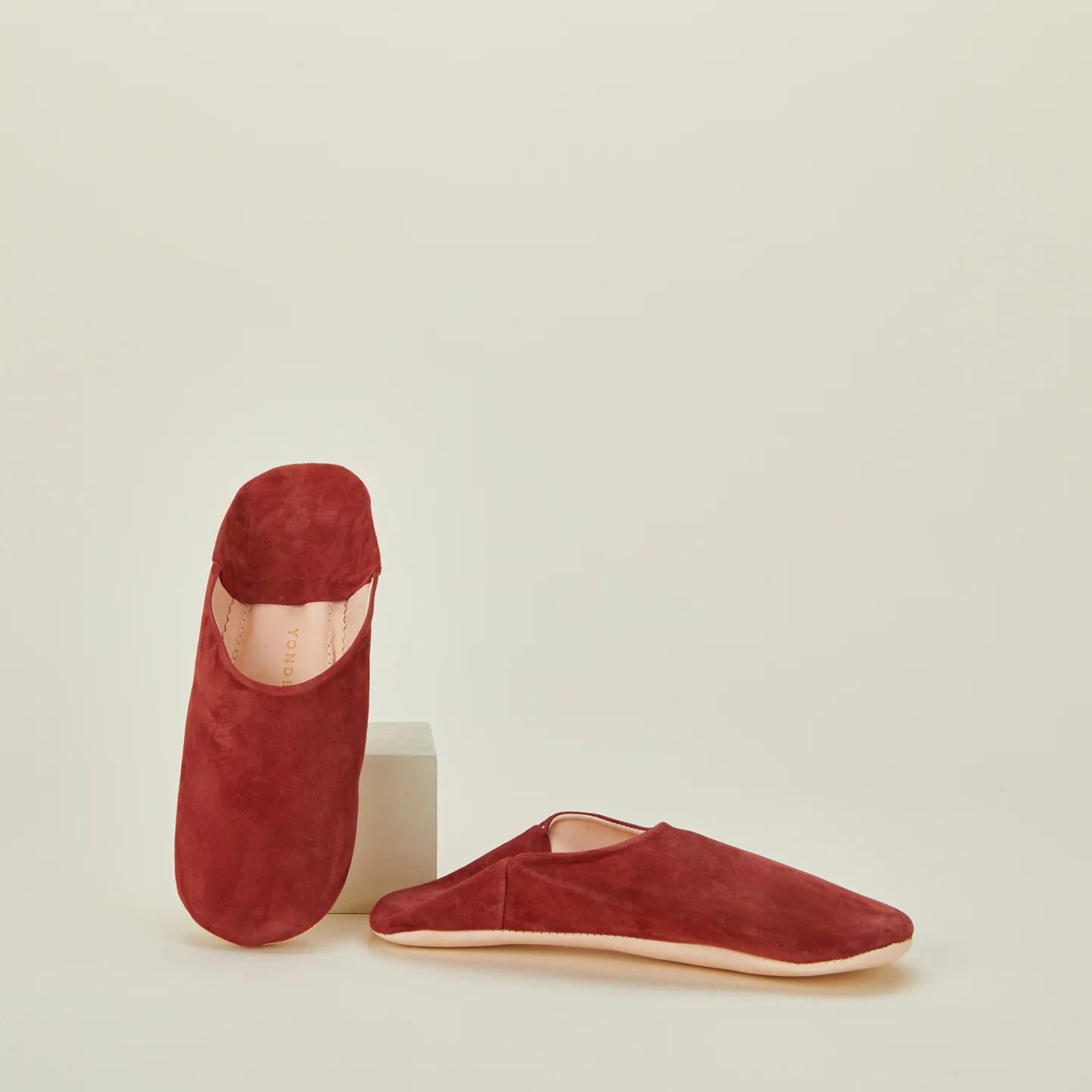 Handmade Suede Slippers - Cinnamon - Image 3