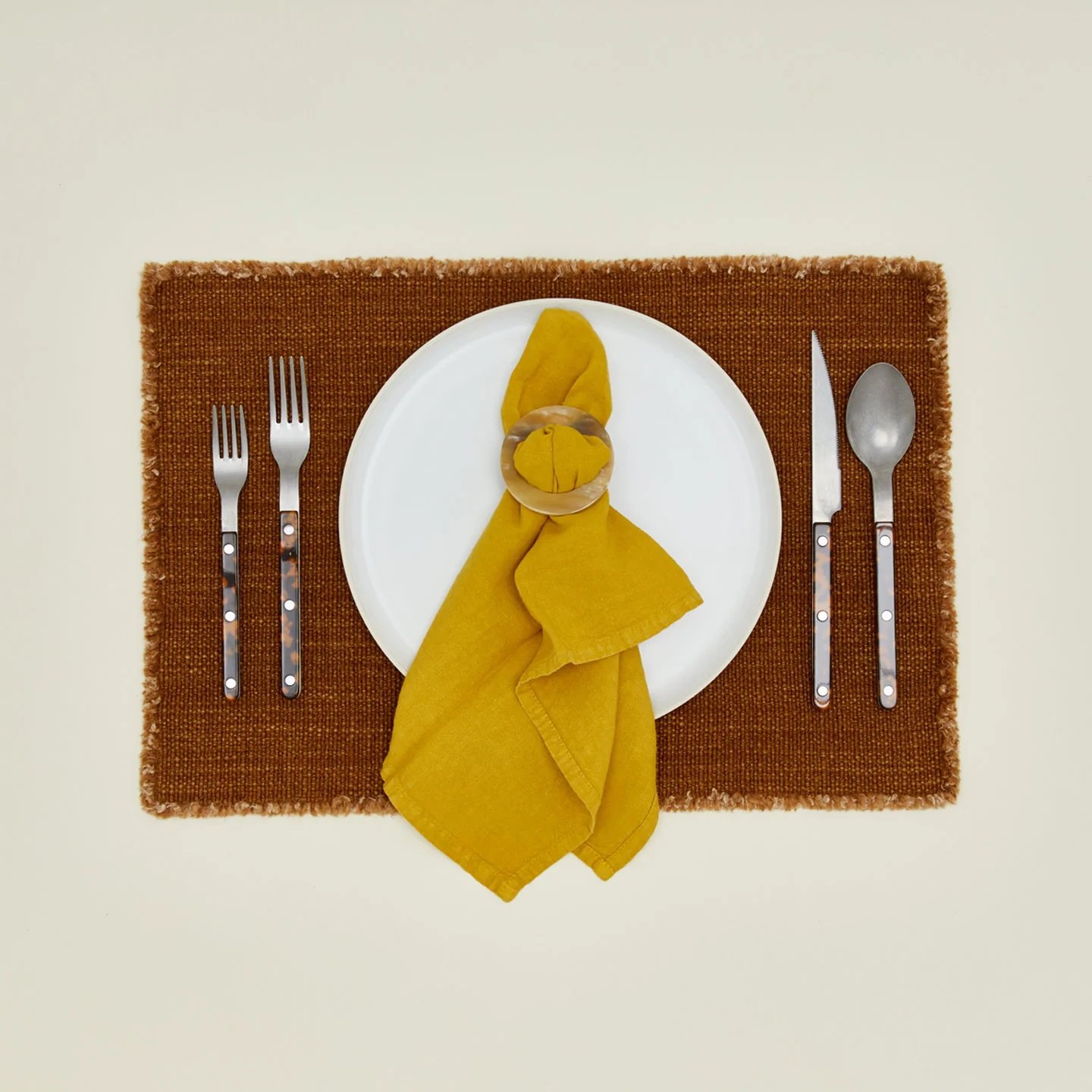 Horn Napkin Ring, Set of 4 - Image 2