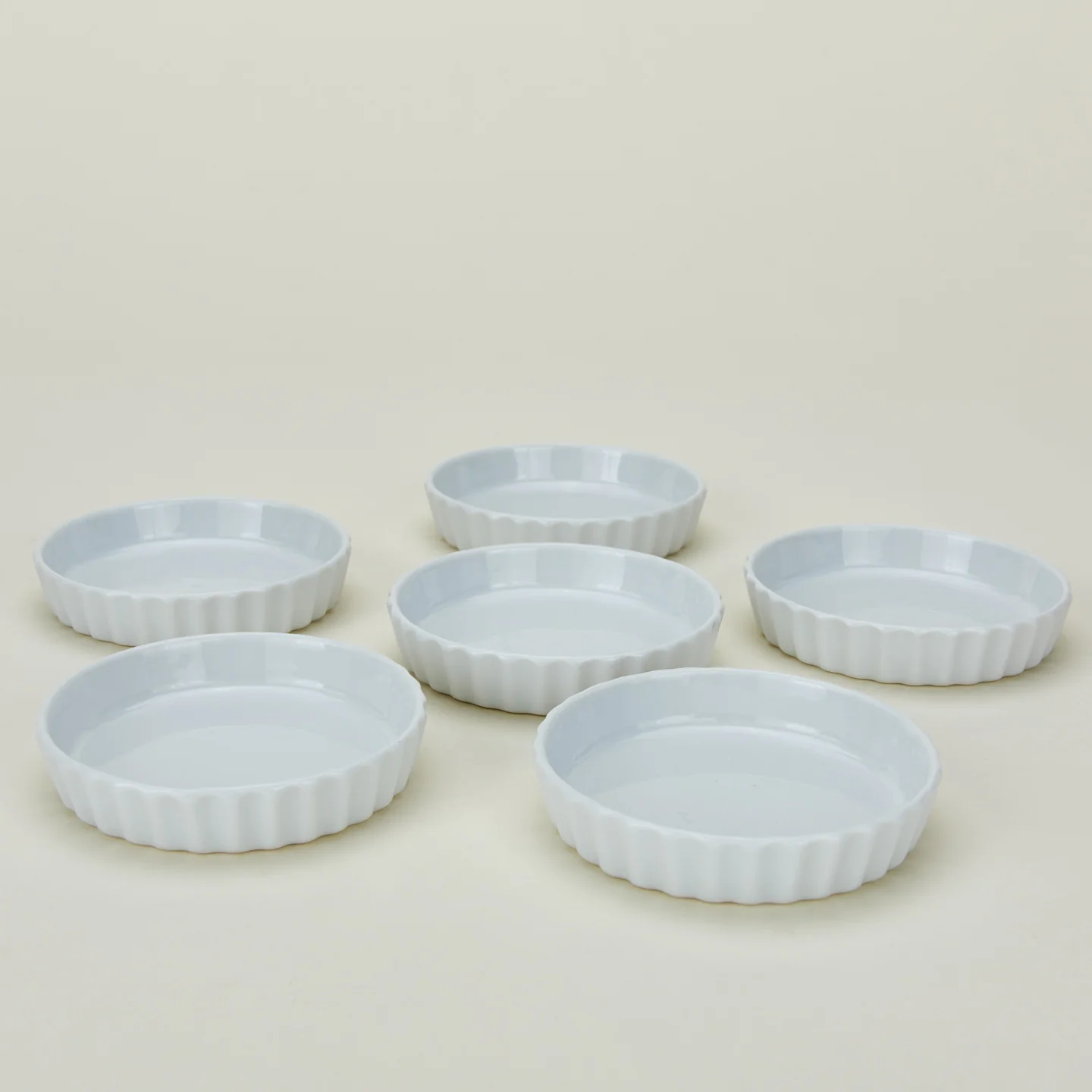 Individual Round Tart Dish, Set of 6 - Image 3